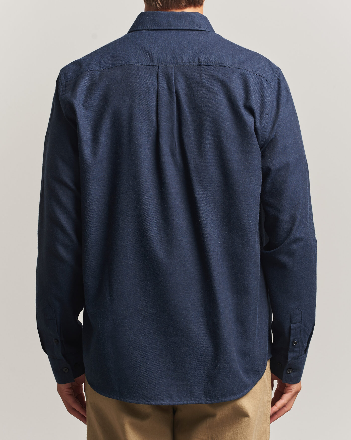 Homme | Chemises | LES DEUX | Soft Flannel Shirt Dark Navy