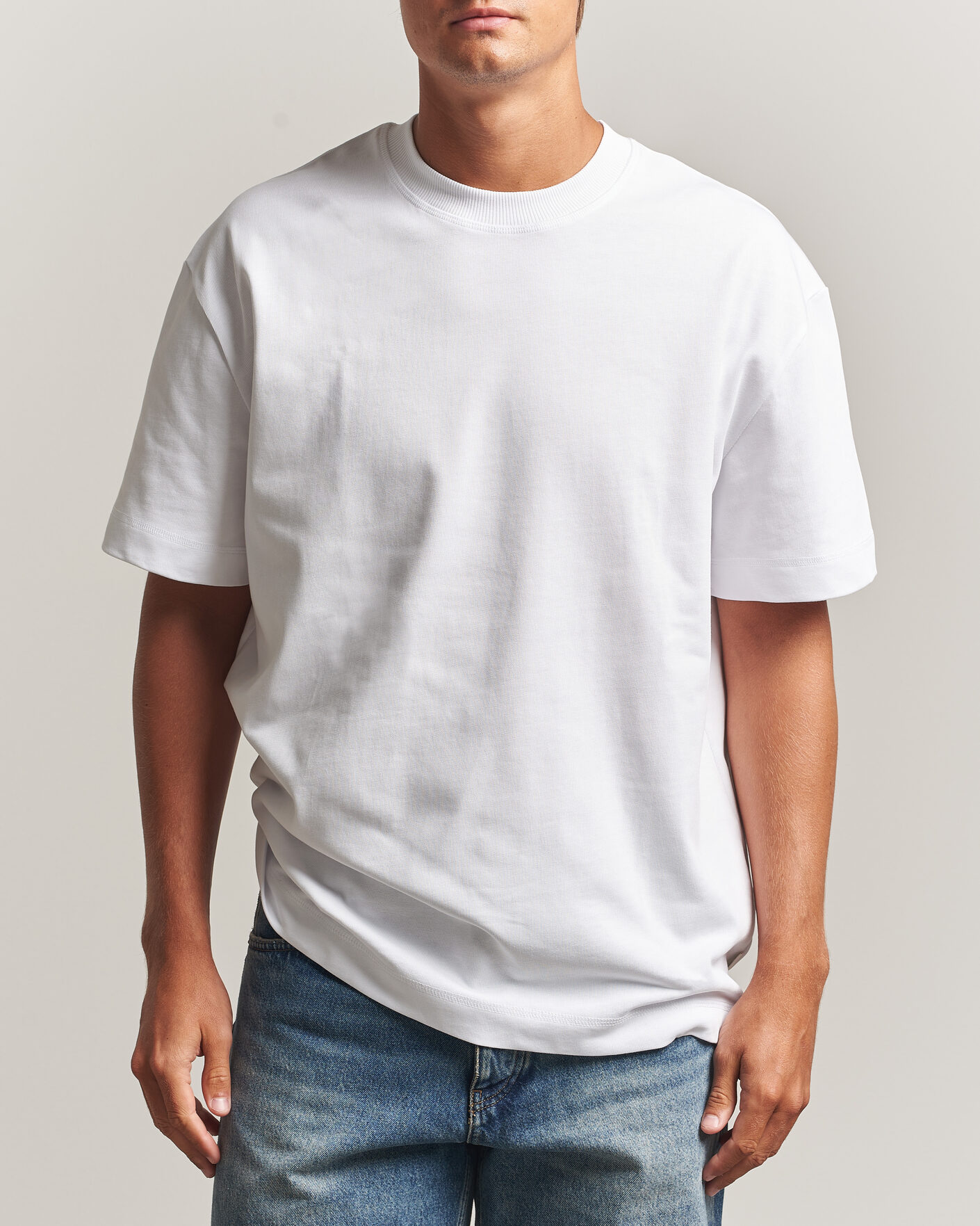 Homme | T-shirts | LES DEUX | Heavyweight T-Shirt White