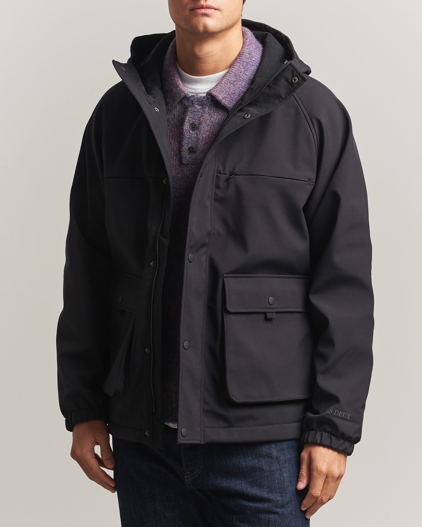 Homme | Manteaux Et Vestes | LES DEUX | Shell Jacket Black