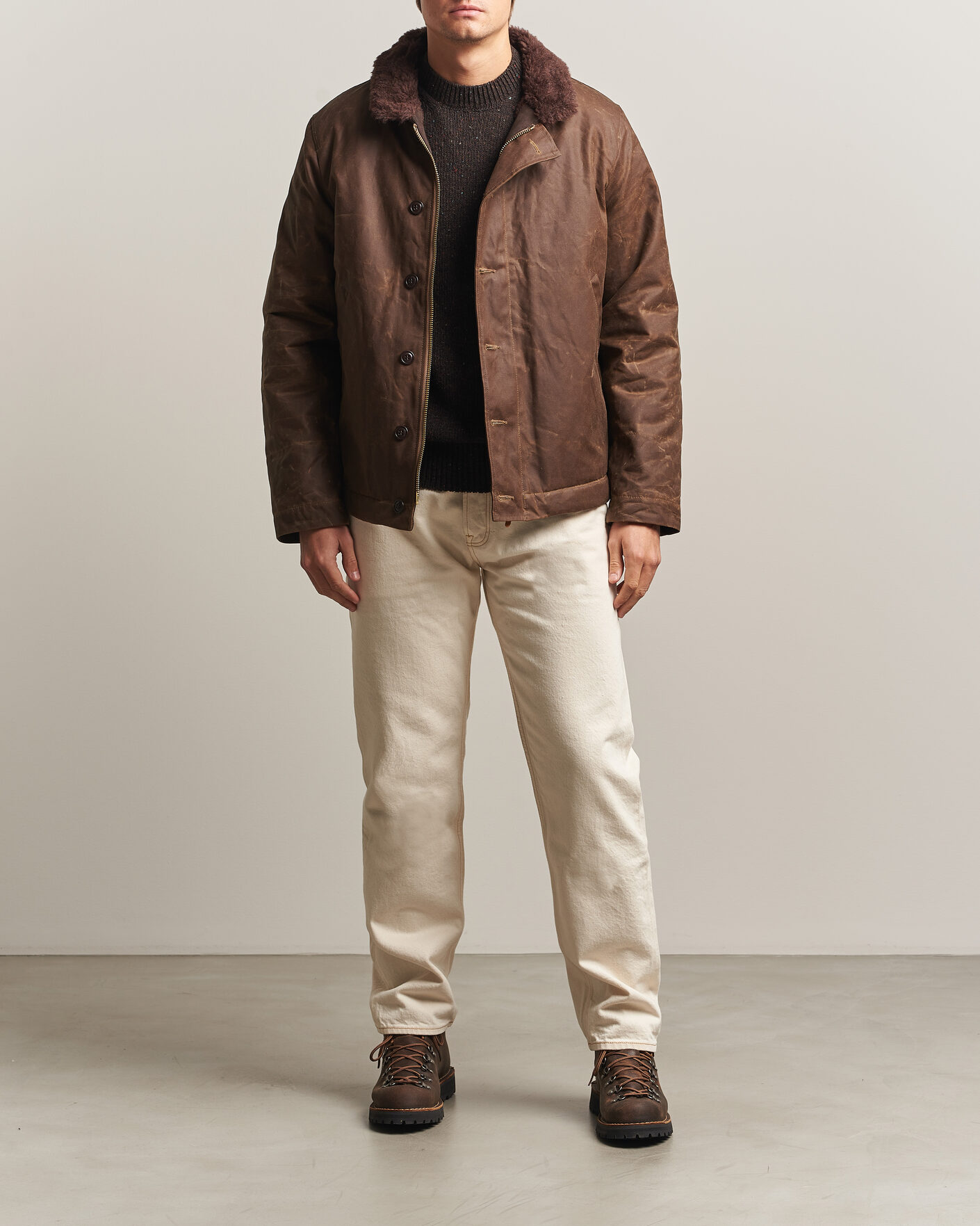 Homme | Manteaux Et Vestes | Manifattura Ceccarelli | Deck Jacket Dark Tan