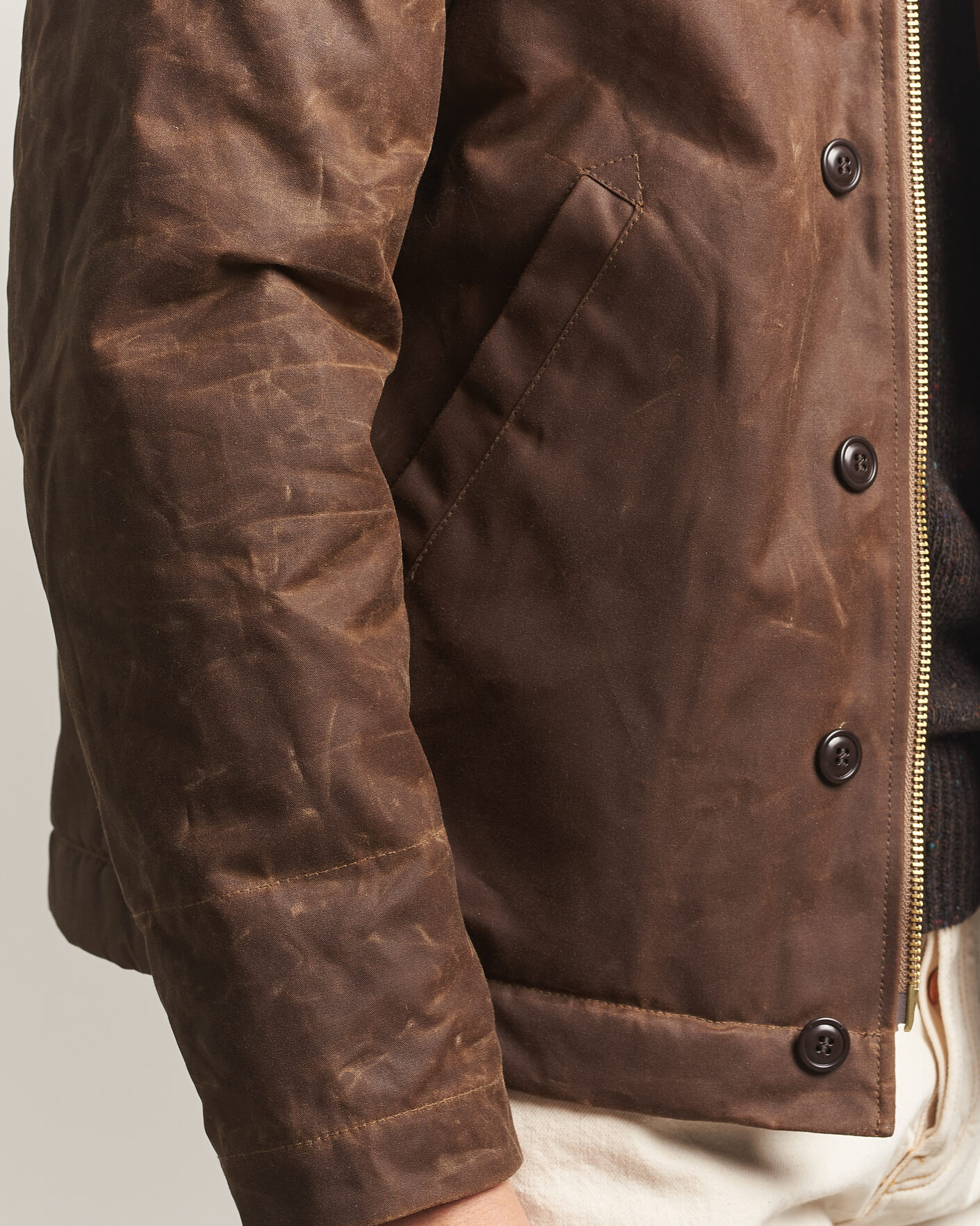 Homme | Manteaux Et Vestes | Manifattura Ceccarelli | Deck Jacket Dark Tan