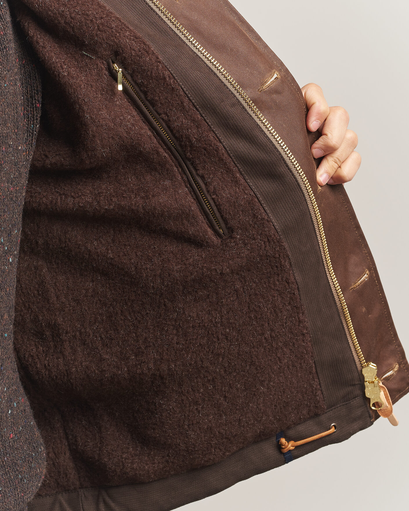Homme | Manteaux Et Vestes | Manifattura Ceccarelli | Deck Jacket Dark Tan