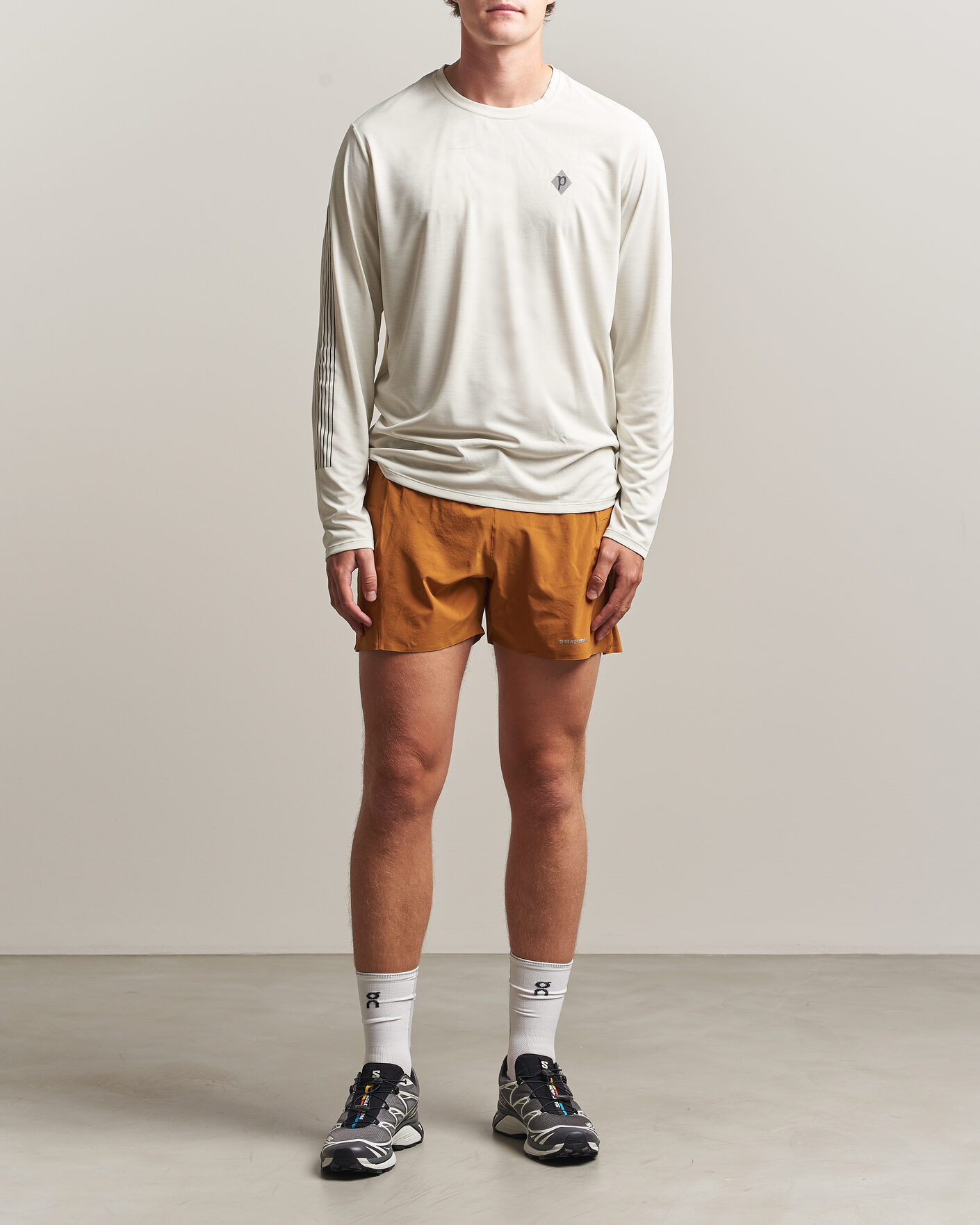 Homme | T-shirts | Patagonia | Long Sleeve Cap Cool Shirt Dyno White