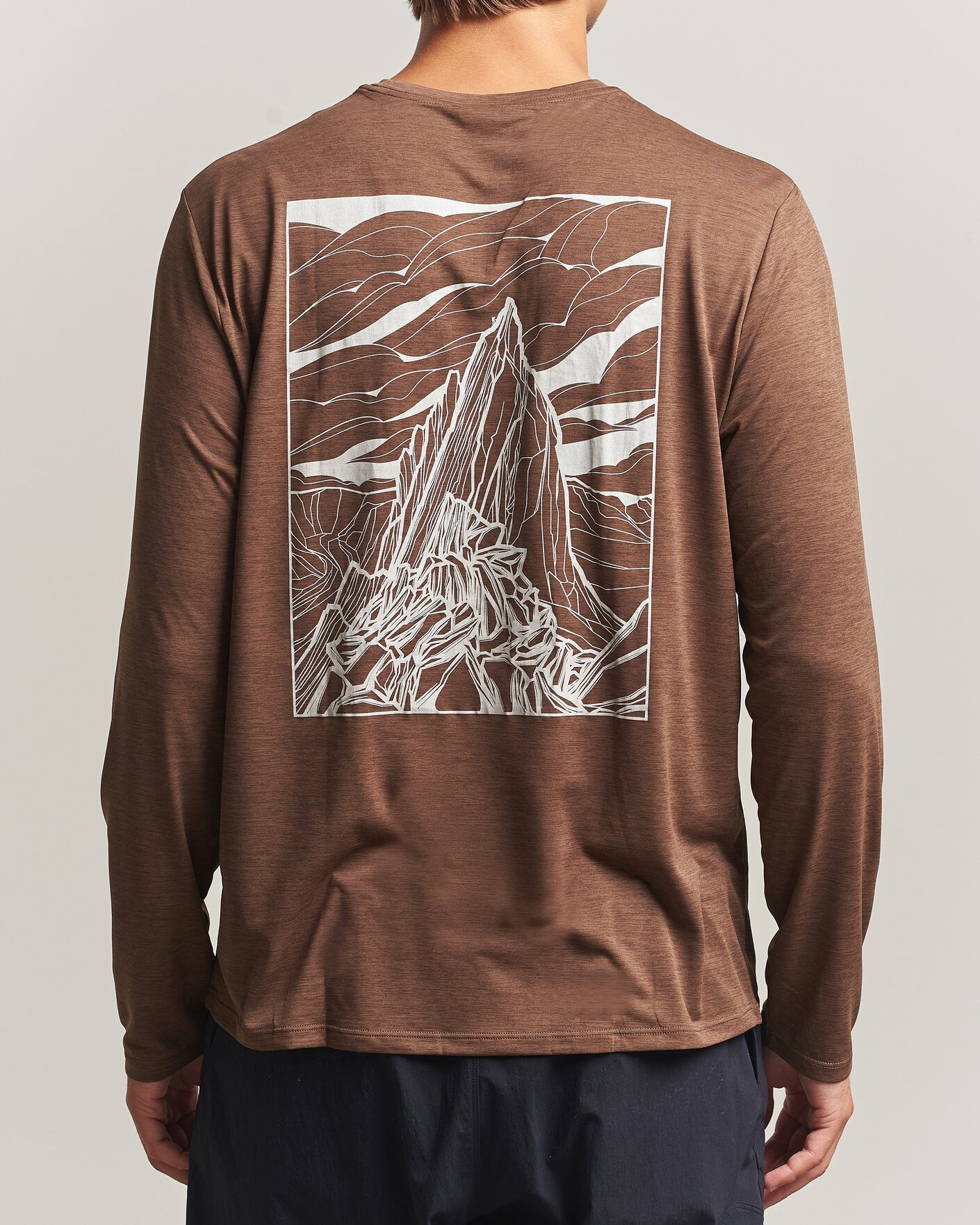 Homme | T-shirts | Patagonia | Long Sleeve Cap Cool Shirt Berm Brown