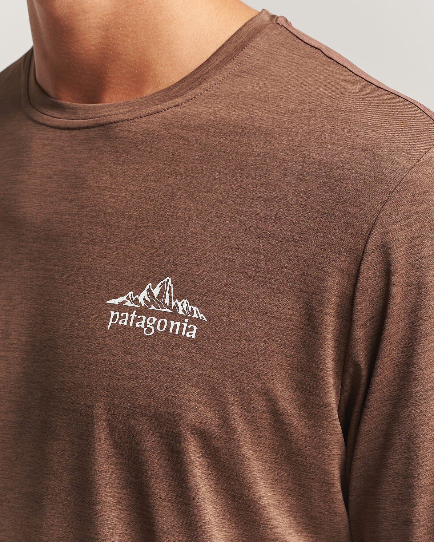 Homme | T-shirts | Patagonia | Long Sleeve Cap Cool Shirt Berm Brown