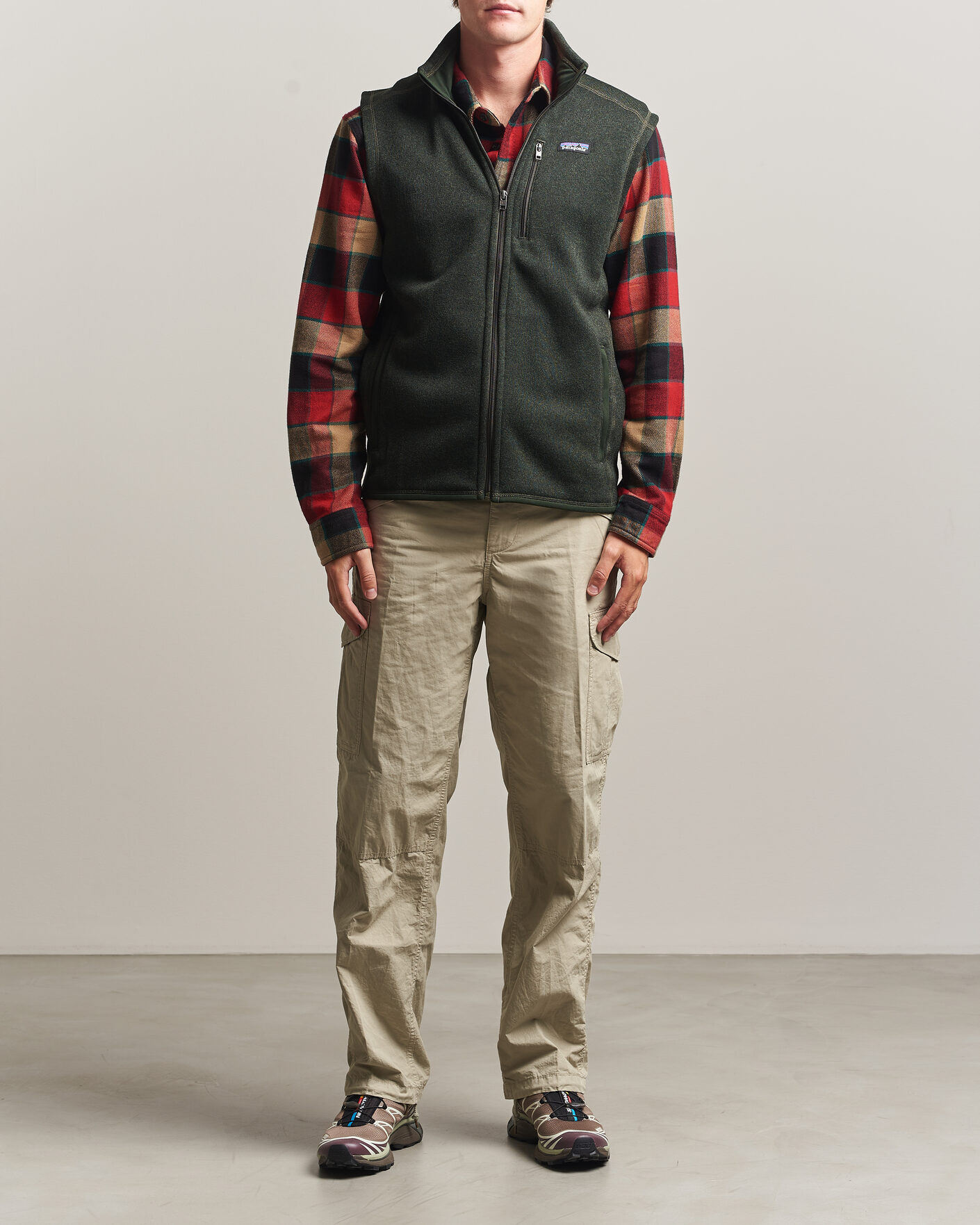 Homme | Gilets | Patagonia | Better Sweater Vest Old Growth Green