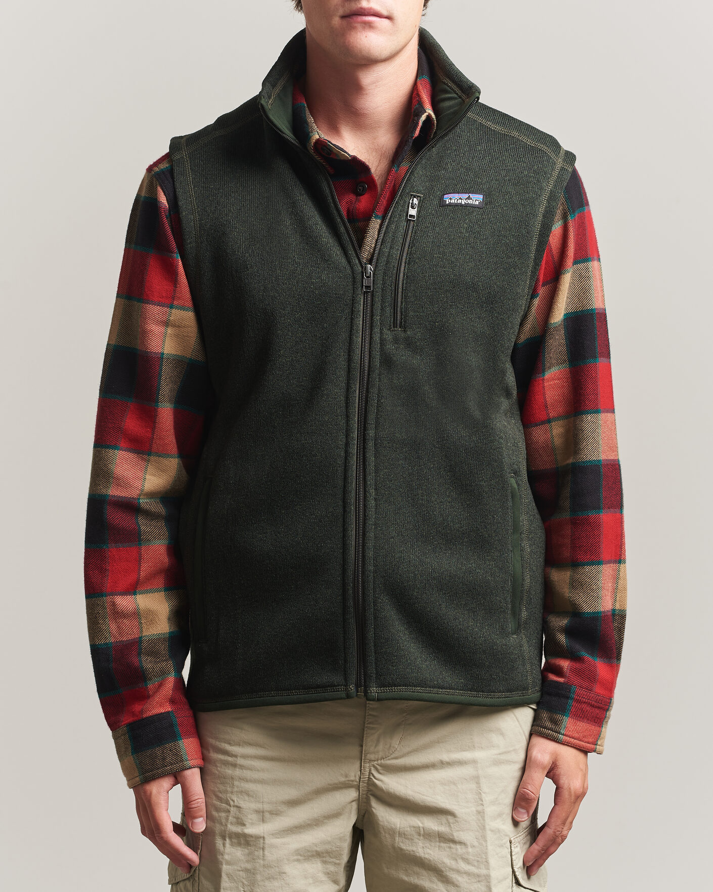 Homme | Gilets | Patagonia | Better Sweater Vest Old Growth Green