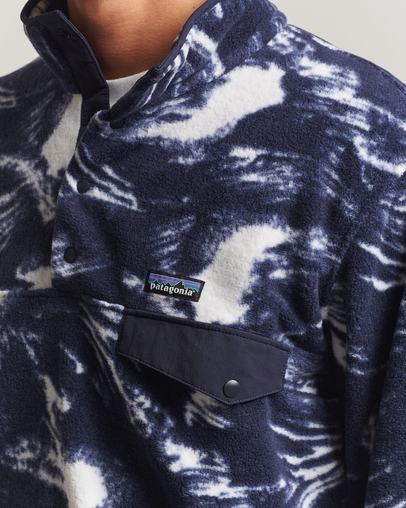 Homme | Pulls Et Tricots | Patagonia | Synch Snap T Half Zip Fleece Polar Breeze