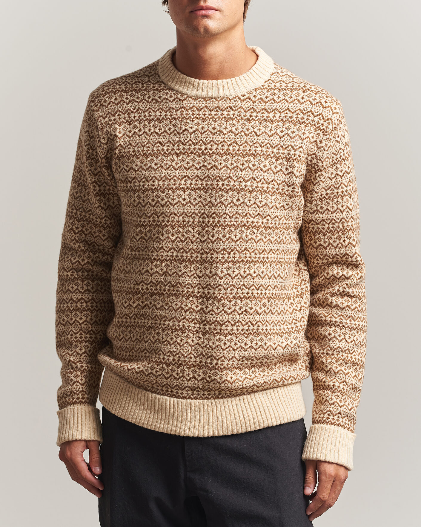 Homme | Pulls Et Tricots | Patagonia | Recycled Wool Blend Sweater Snow Squail Natural