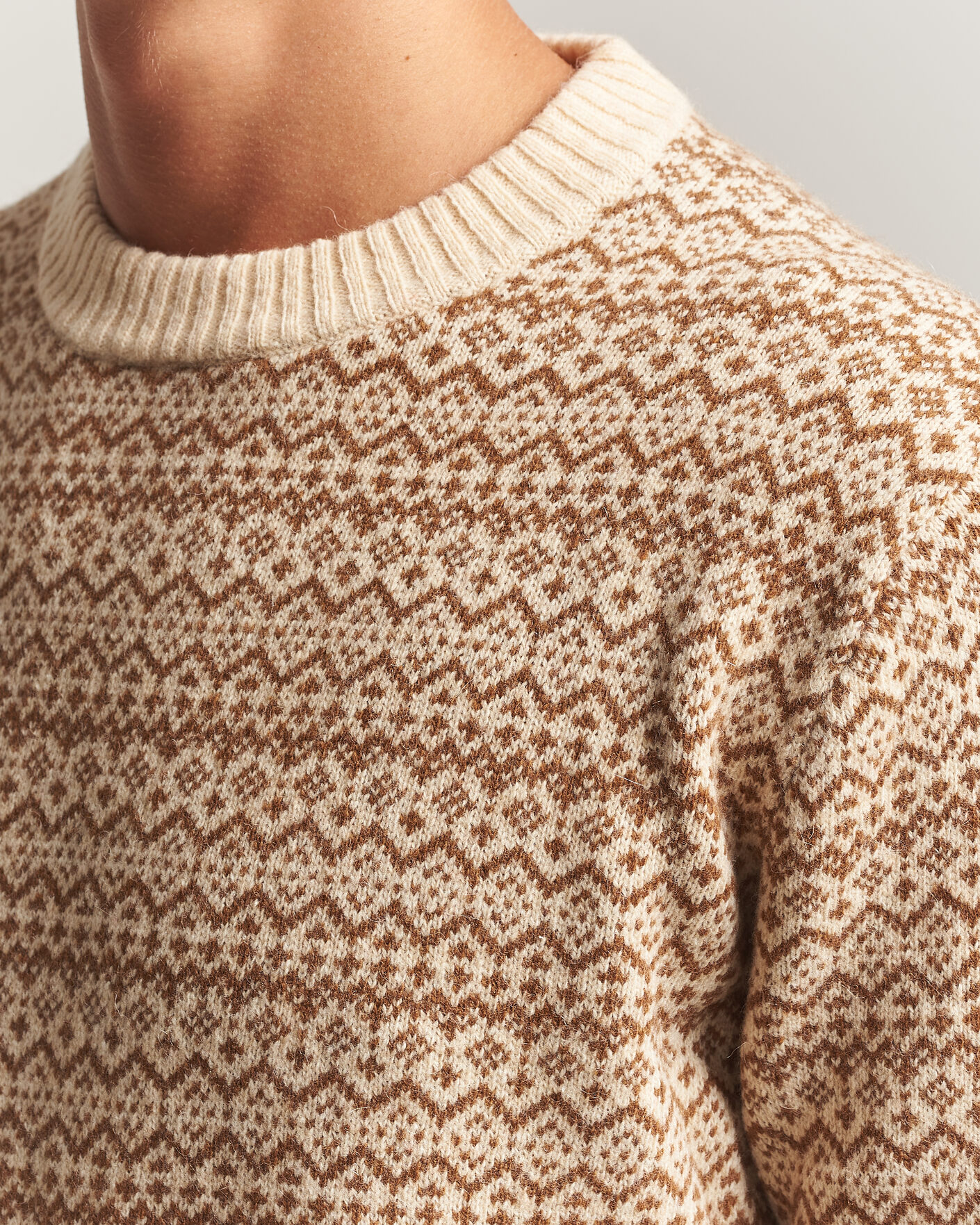 Homme | Pulls Et Tricots | Patagonia | Recycled Wool Blend Sweater Snow Squail Natural