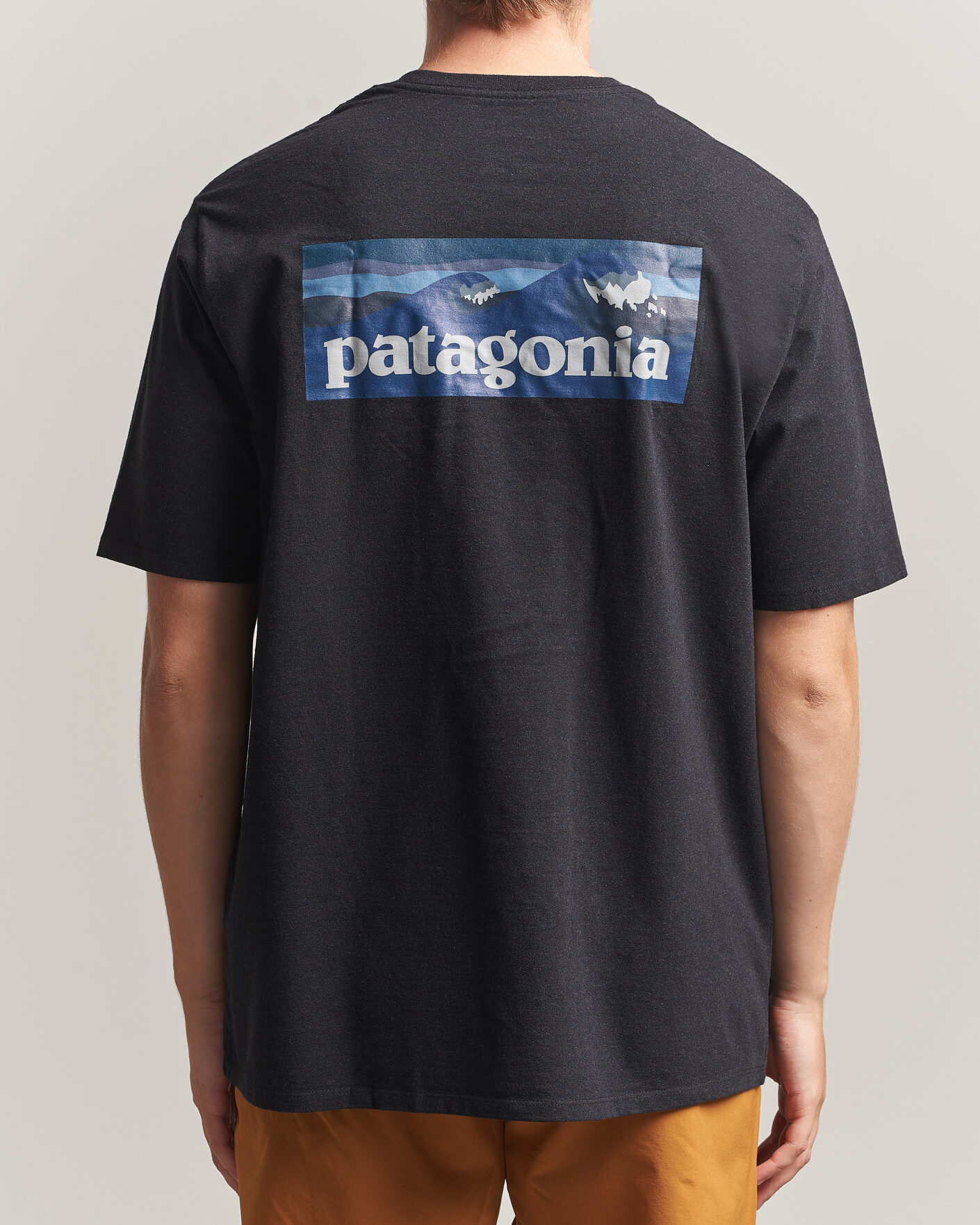 Homme | T-shirts | Patagonia | Boardshort Logo Pocket Responsibili T-Shirt Ink Black