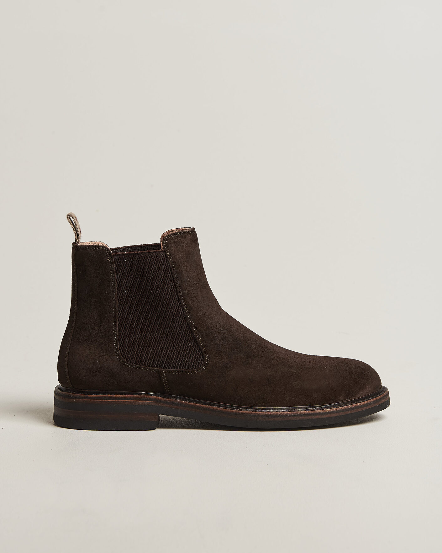 Homme | Bottes | Astorflex | Kudoflex Dainite Chelsea Boot Dark Brown Suede
