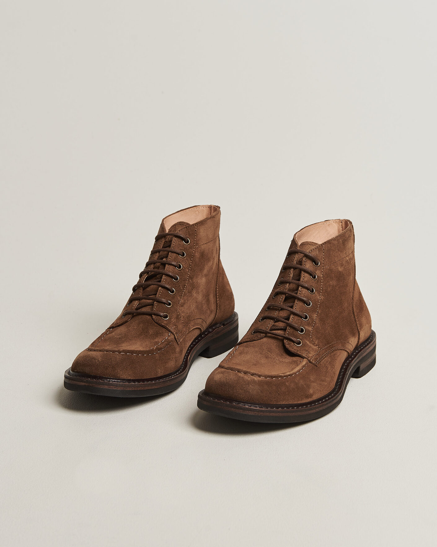 Homme | Bottes | Astorflex | Nuvoflex Dainite Lace Up Boot Dark Khaki Suede