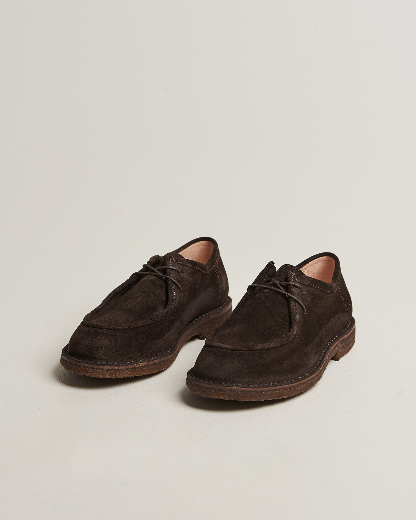 Homme | Derbies | Astorflex | Artflex Moc Toe Dark Brown Suede