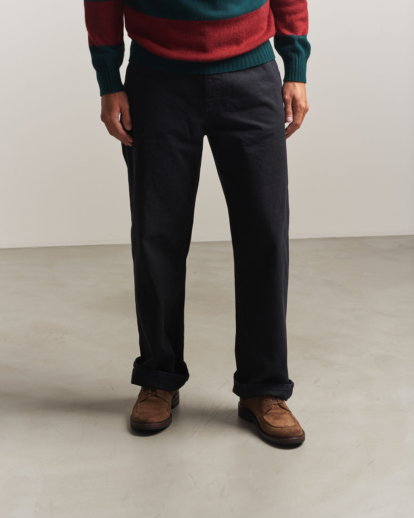 Homme | Derbies | Astorflex | Carlflex Moc Toe Dark Khaki Suede