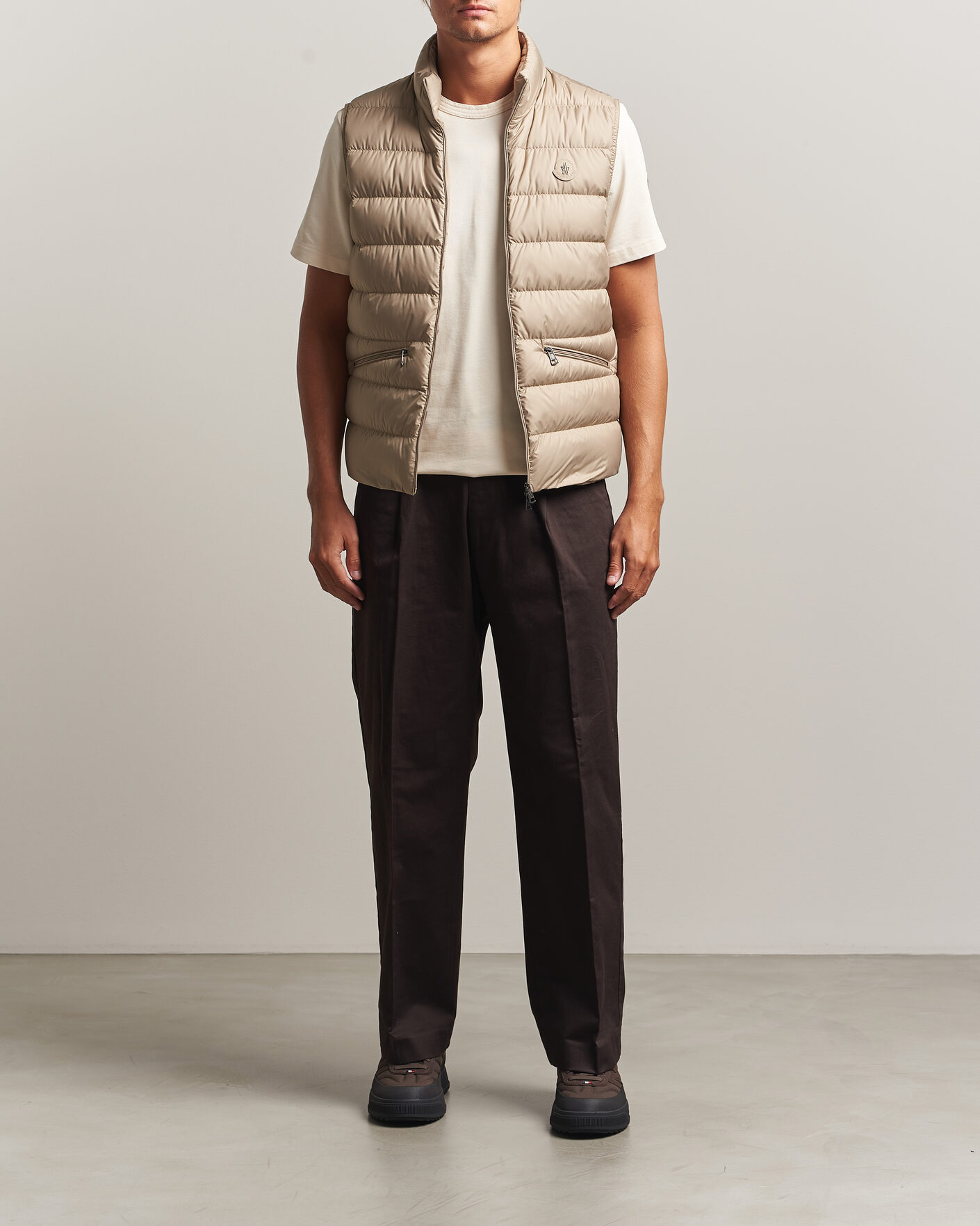 Homme | Gilets | Moncler | Treompan Down Vest Brown