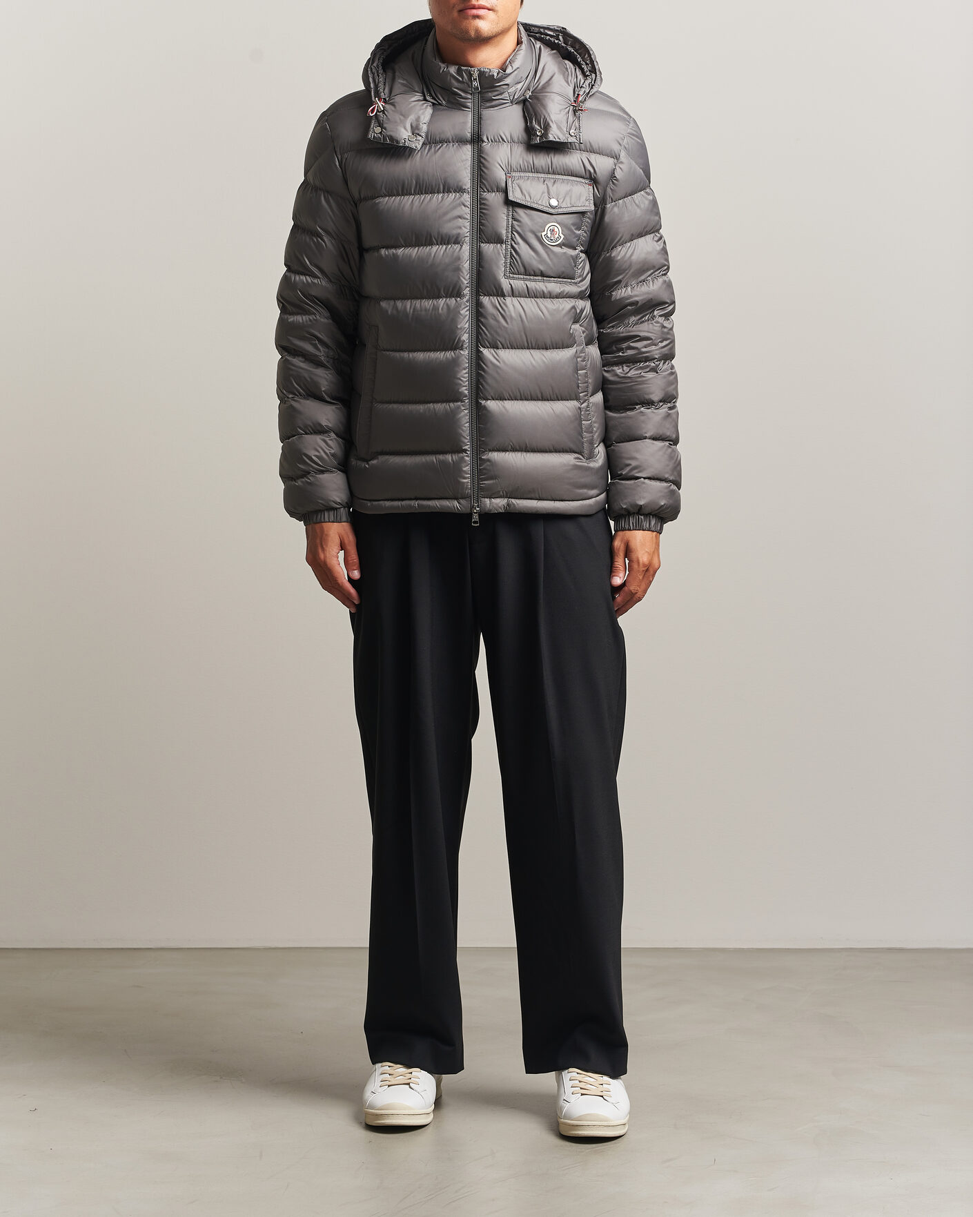 Homme | Manteaux Et Vestes | Moncler | Verith Hooded Down Jacket Grey