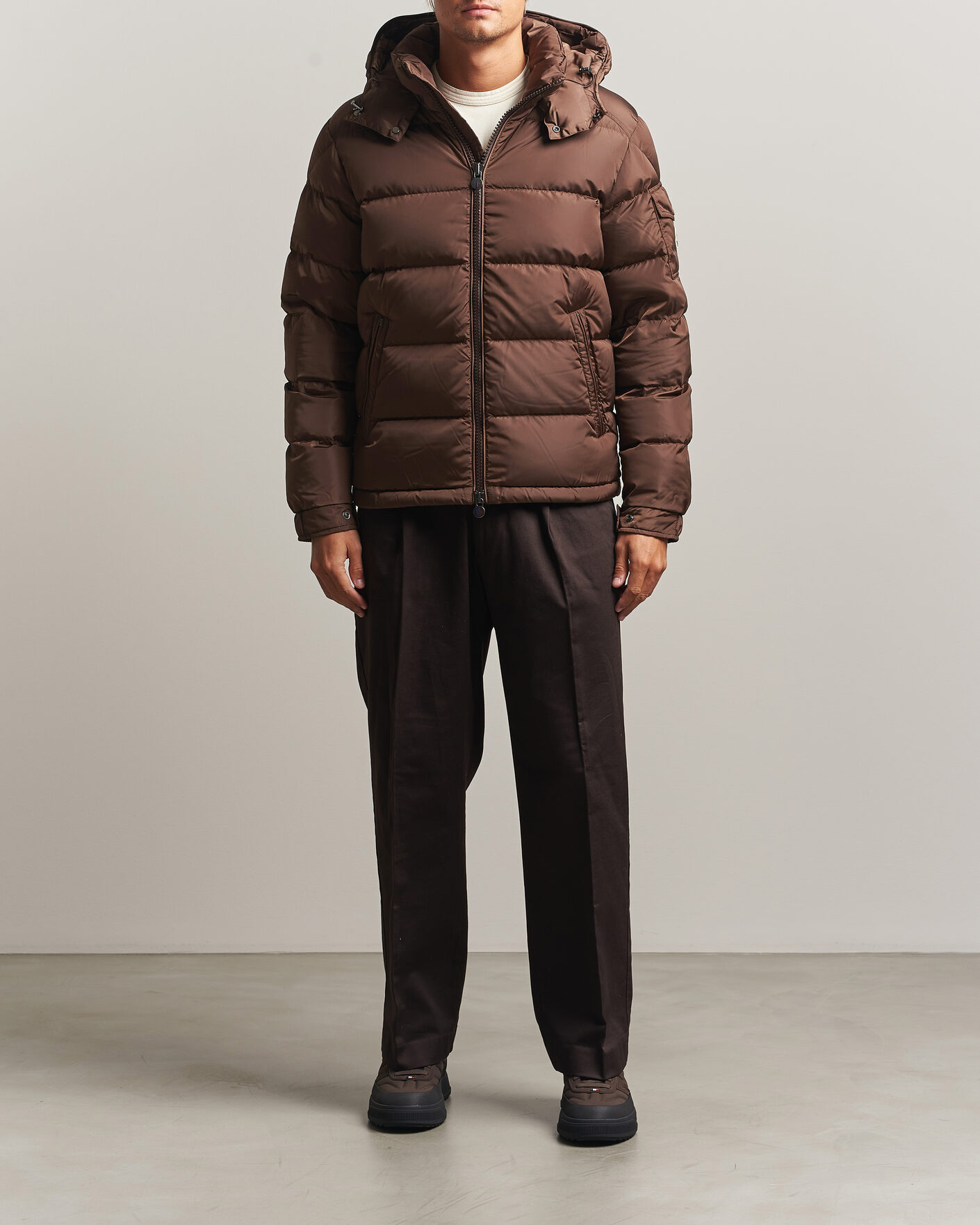 Homme | Manteaux Et Vestes | Moncler | Maya Jacket Matte Brown