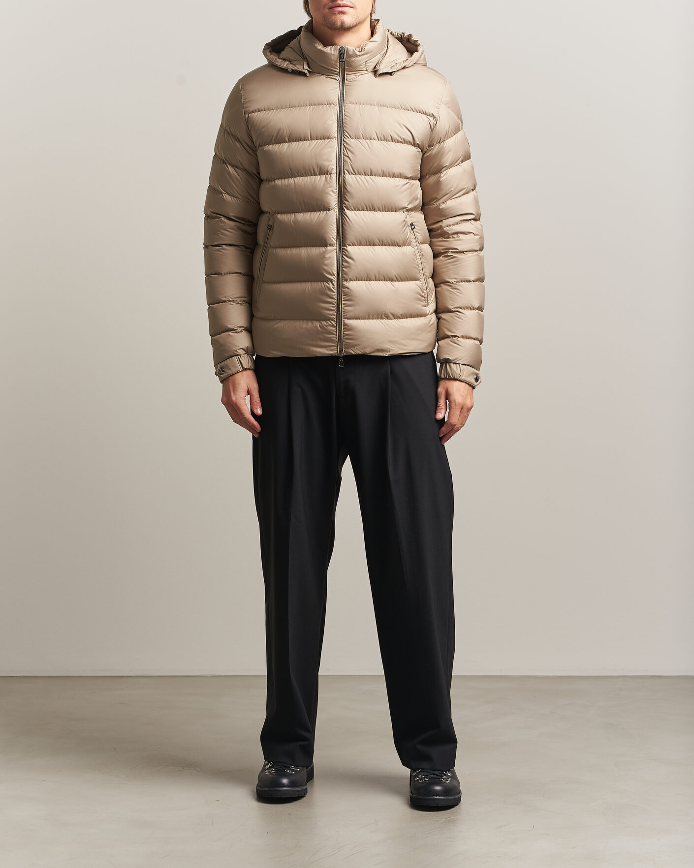Homme | Manteaux Et Vestes | Moncler | Arneb Hooded Down Jacket Brown