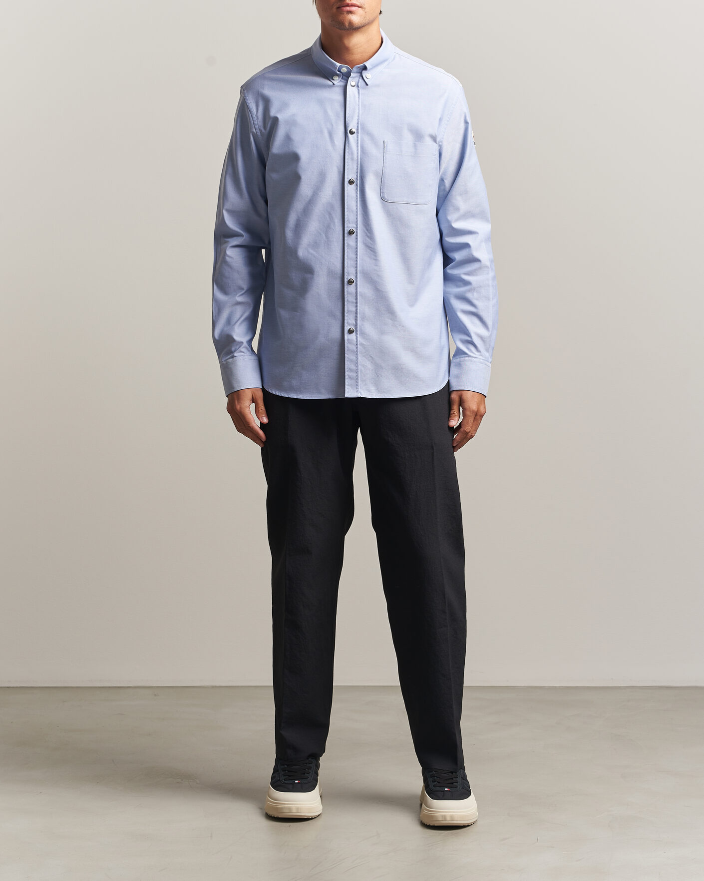 Homme | Chemises | Moncler | Popeline Shirt Light Blue