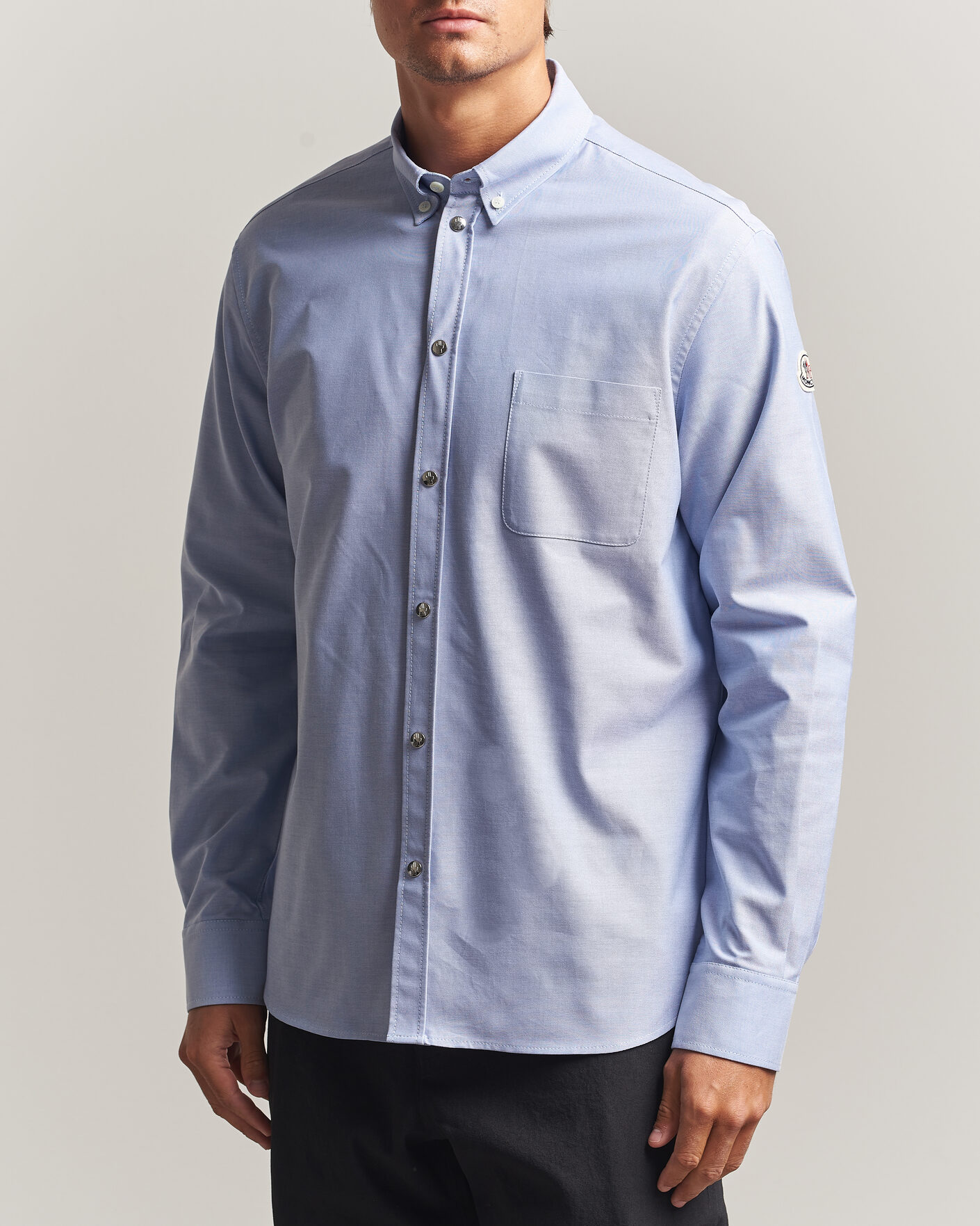 Homme | Chemises | Moncler | Popeline Shirt Light Blue