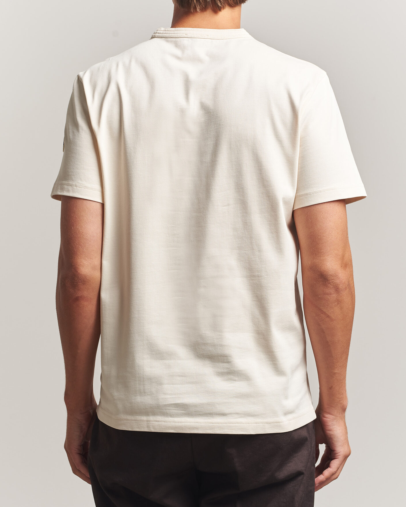 Homme | T-shirts | Moncler | Varsity Logo T-Shirt Off White