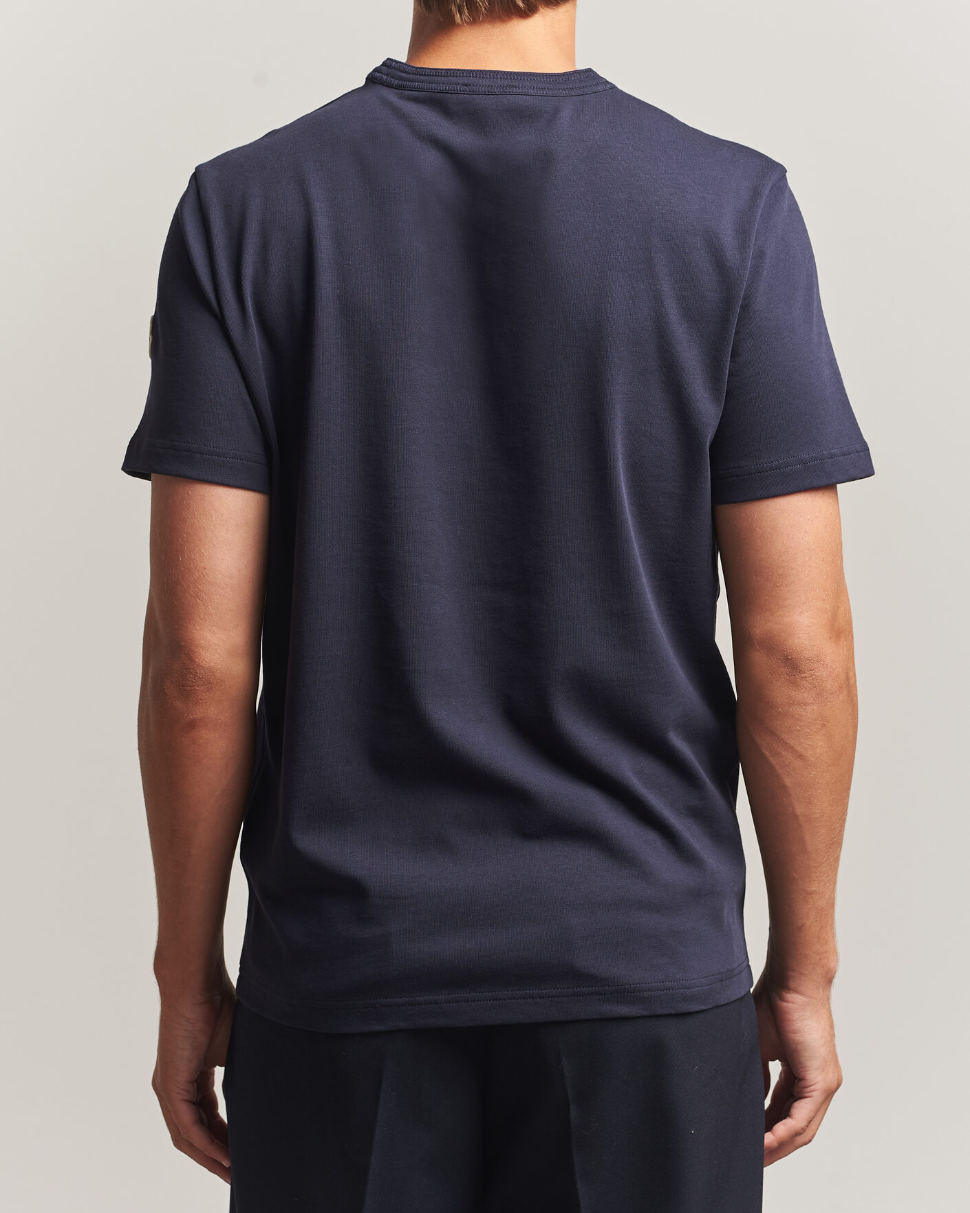 Homme | T-shirts | Moncler | Varsity Logo T-Shirt Navy