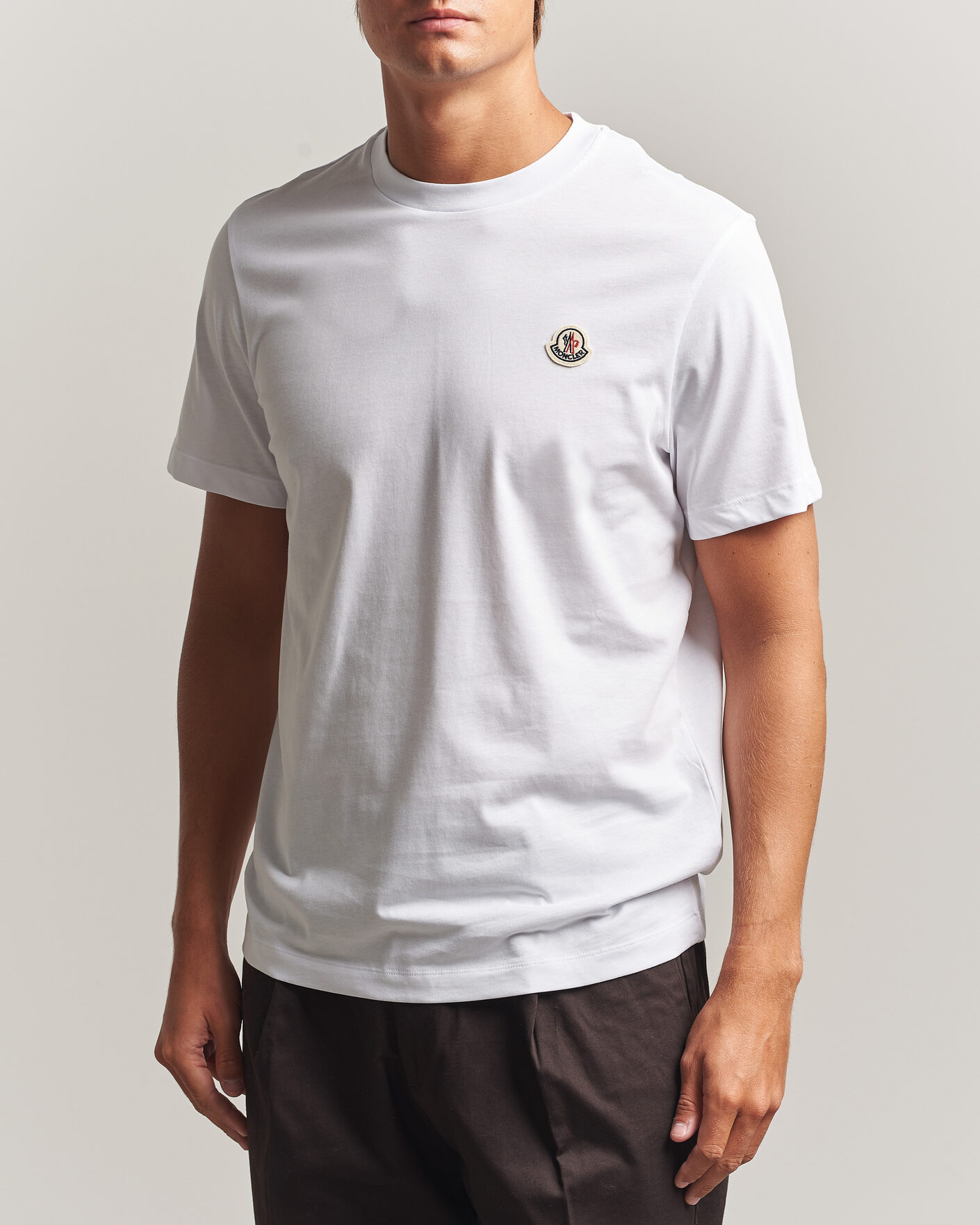 Homme | T-shirts | Moncler | 3-Pack Logo T-Shirts Blue/Military/White