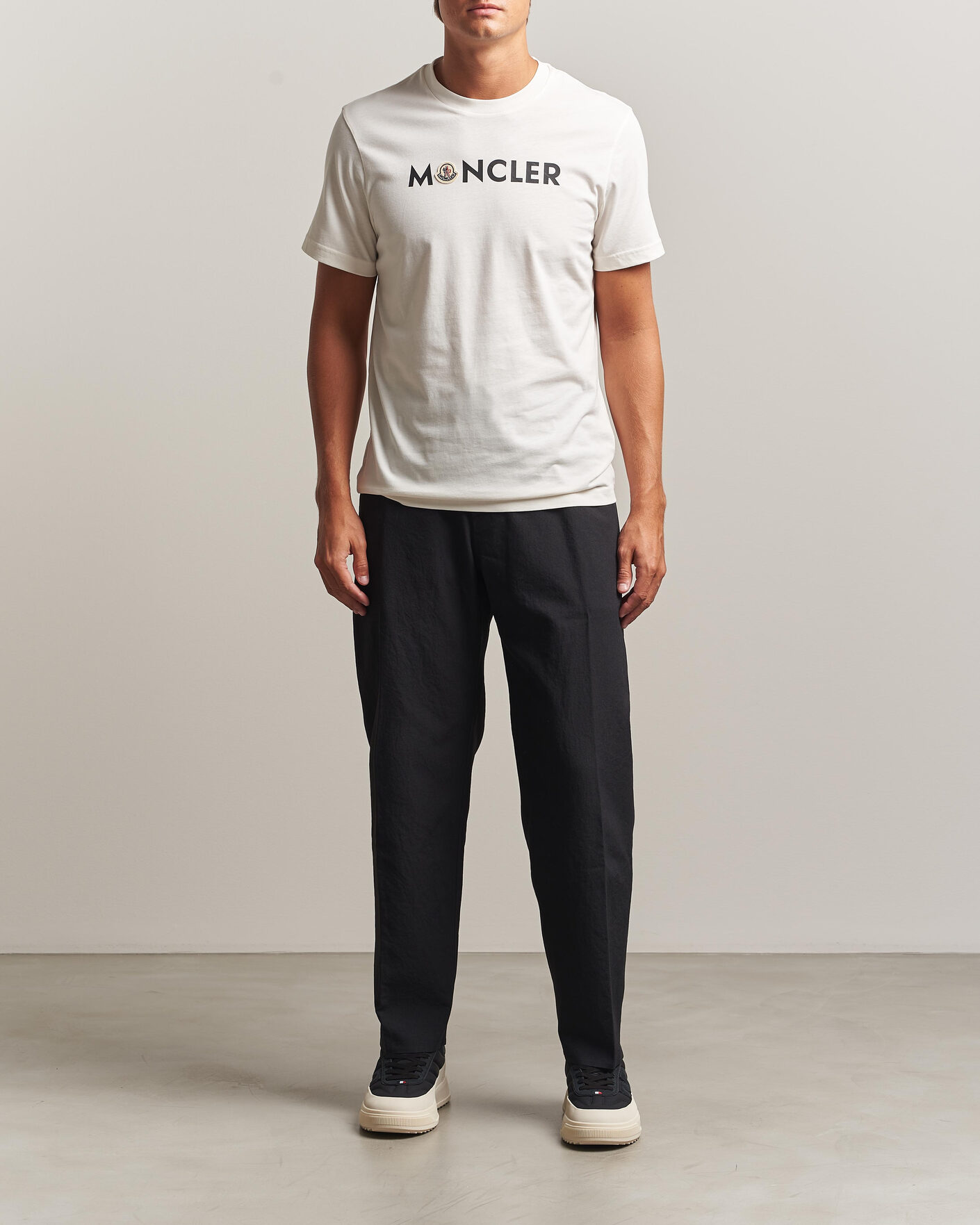 Homme | T-shirts | Moncler | Logo Lettering T-Shirts White