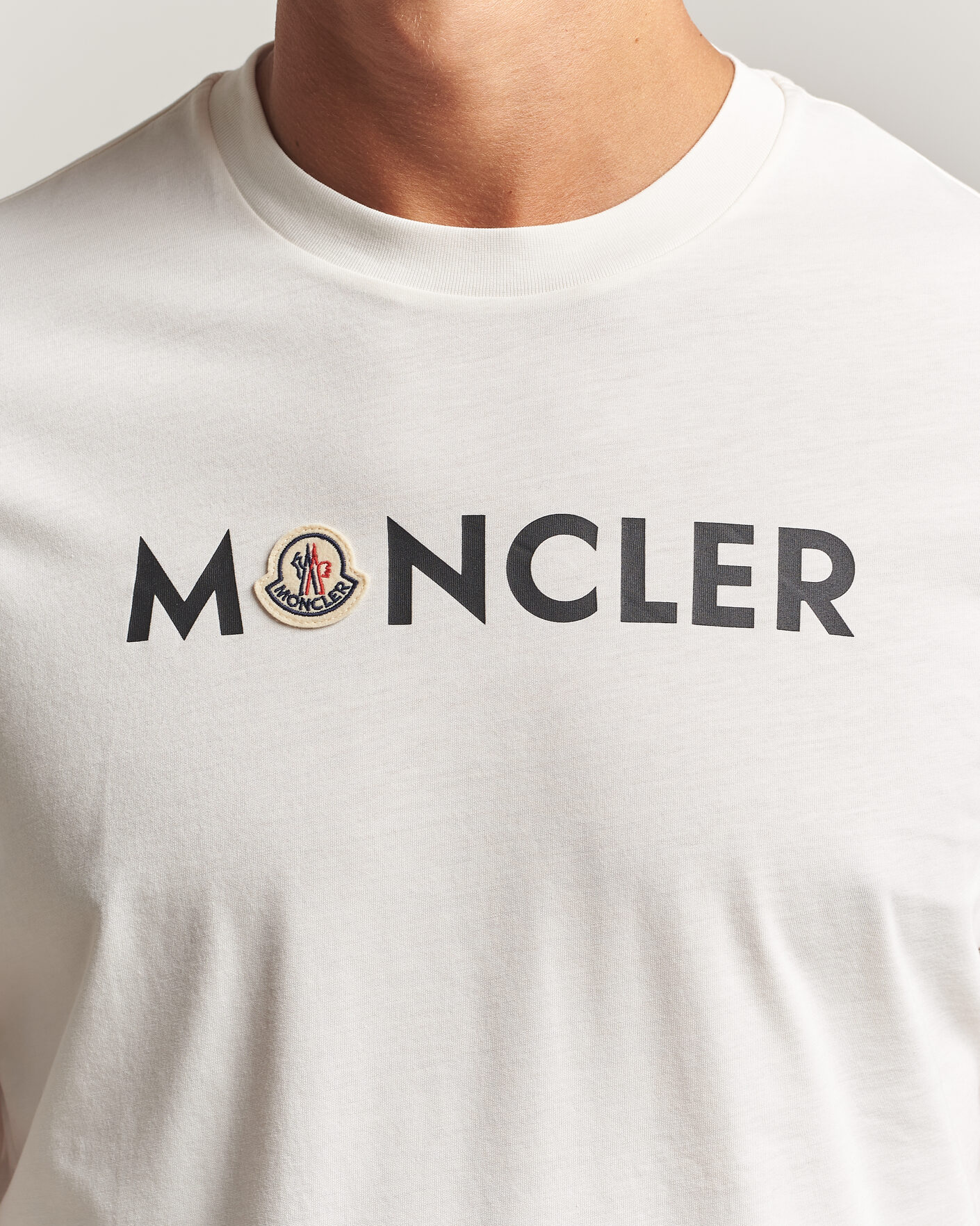 Homme | T-shirts | Moncler | Logo Lettering T-Shirts White