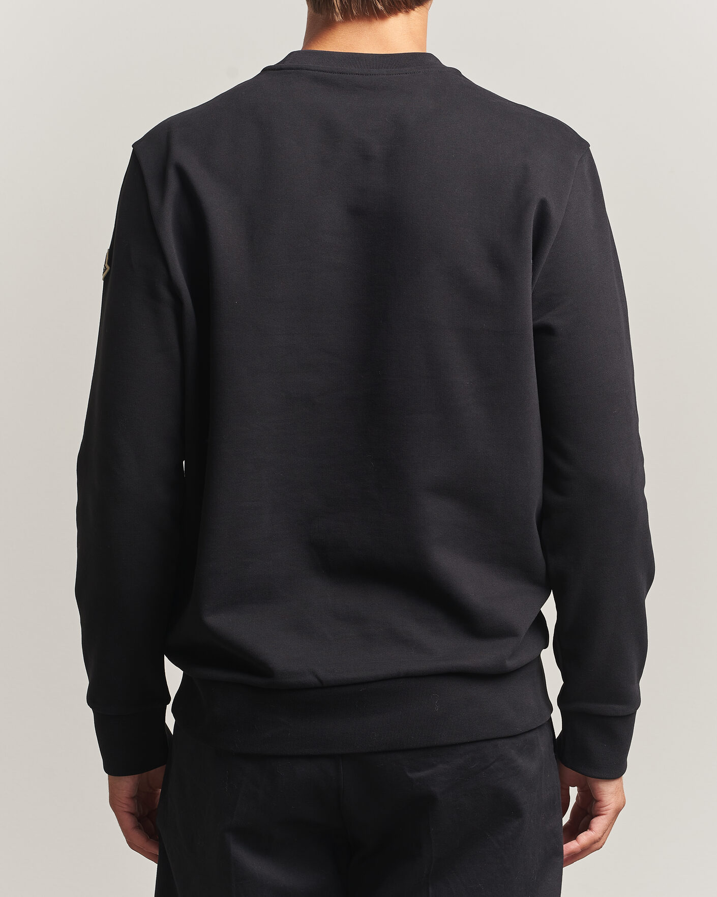 Homme | Pulls Et Tricots | Moncler | College Logo Sweatshirt Black
