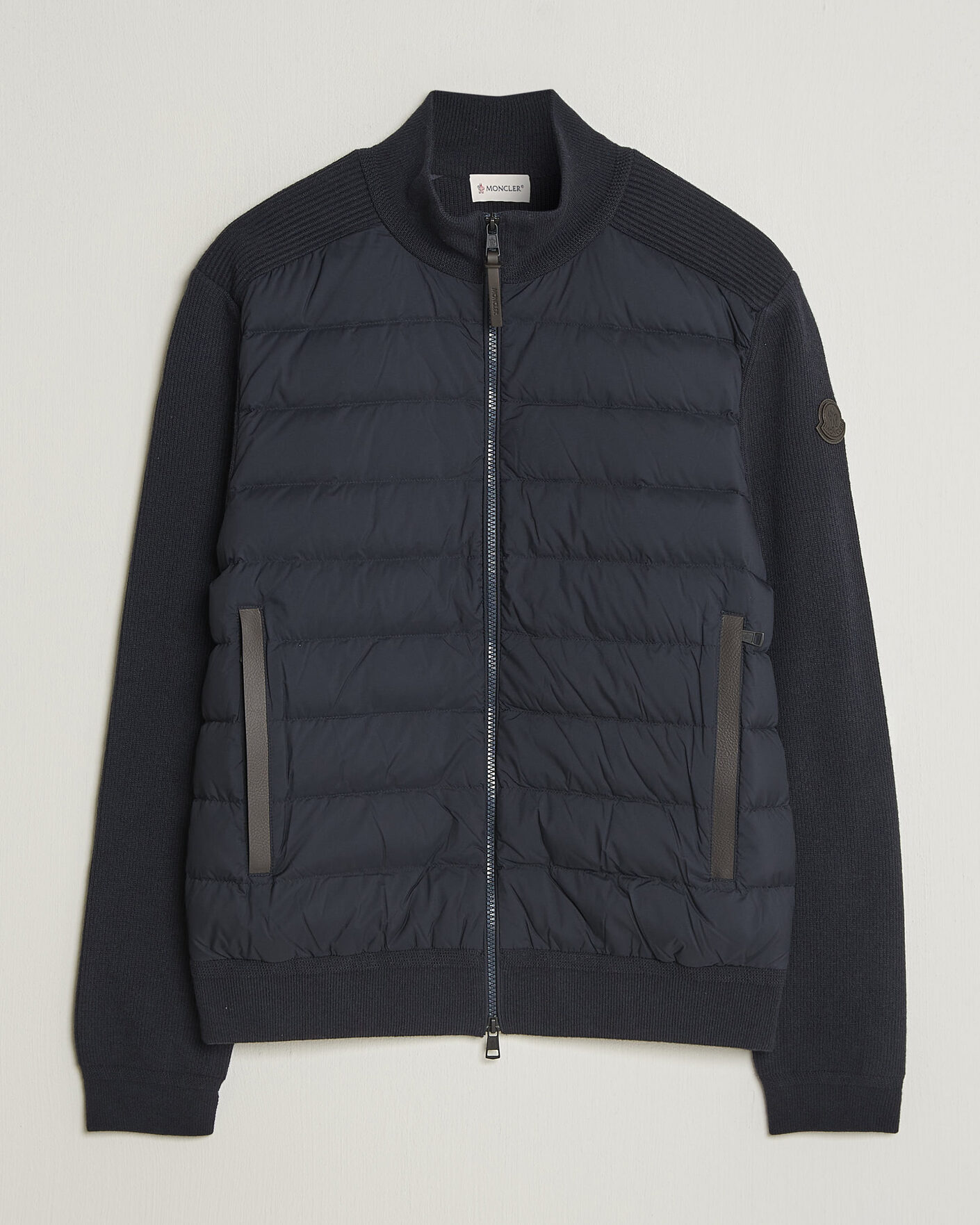 Homme | Manteaux Et Vestes | Moncler | Wool/Cashmere Hybrid Jacket Navy