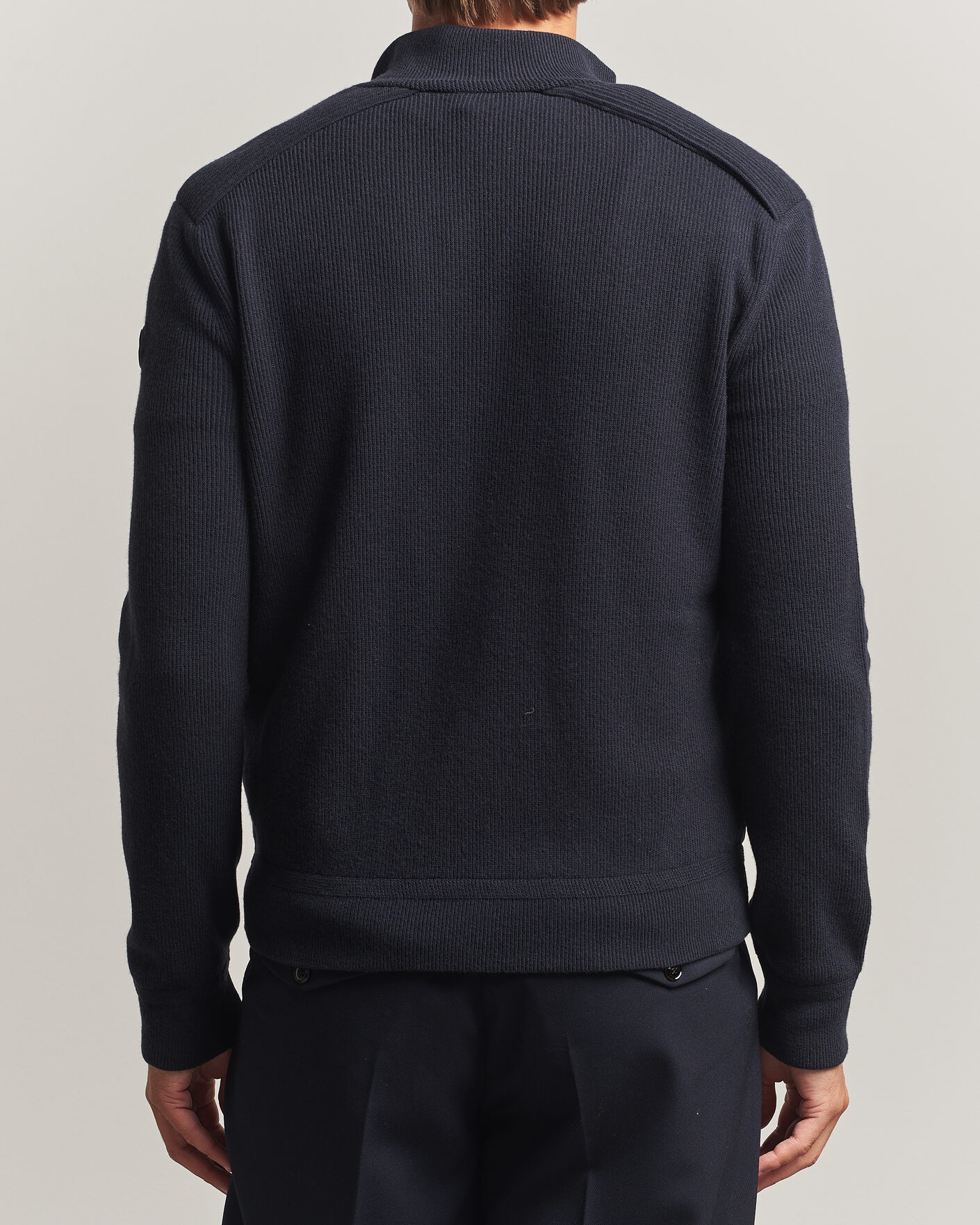 Homme | Manteaux Et Vestes | Moncler | Wool/Cashmere Hybrid Jacket Navy