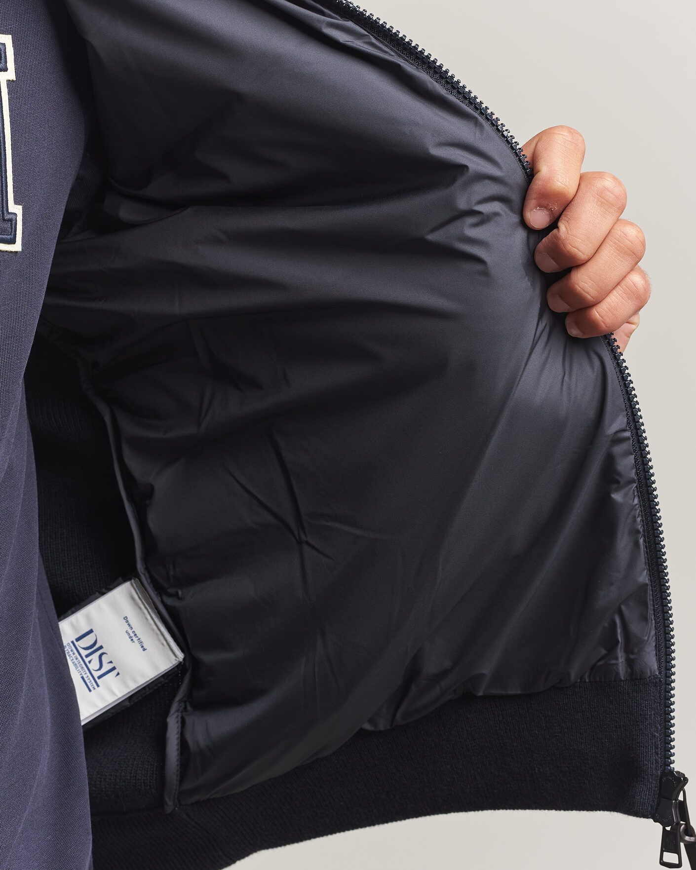 Homme | Manteaux Et Vestes | Moncler | Wool/Cashmere Hybrid Jacket Navy