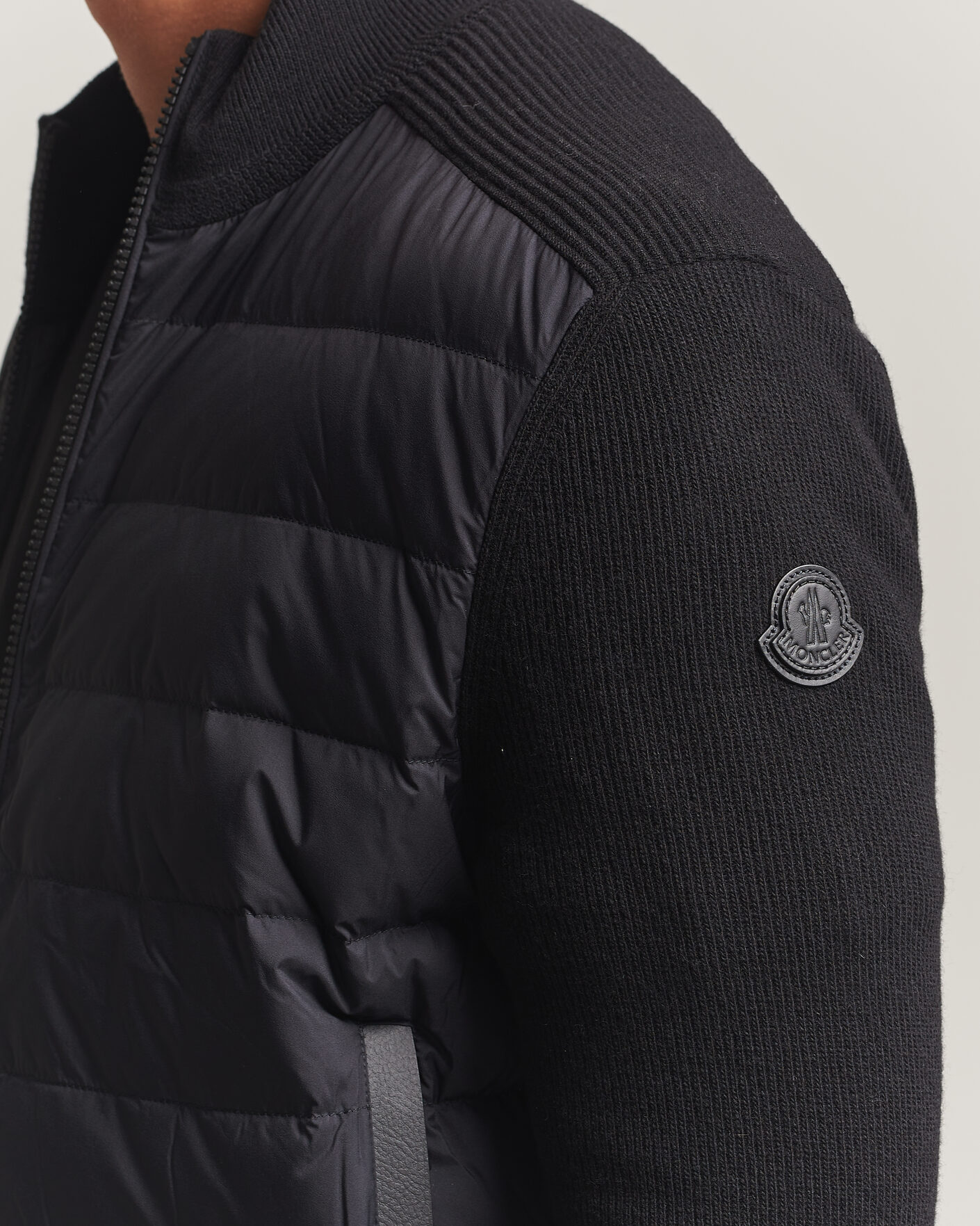 Homme | Manteaux Et Vestes | Moncler | Wool/Cashmere Hybrid Jacket Black