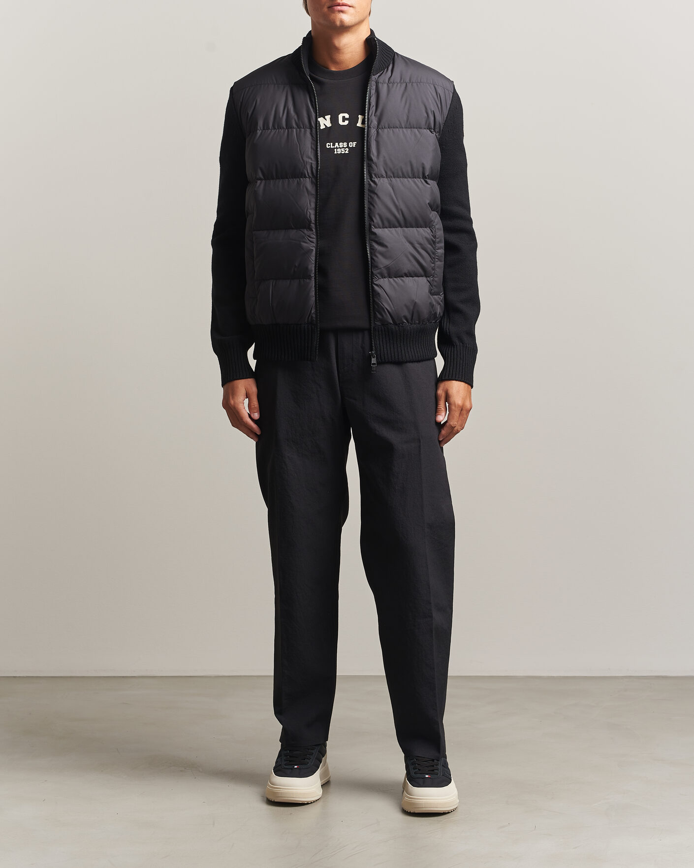 Homme | Manteaux Et Vestes | Moncler | Padded Hybrid Jacket Black