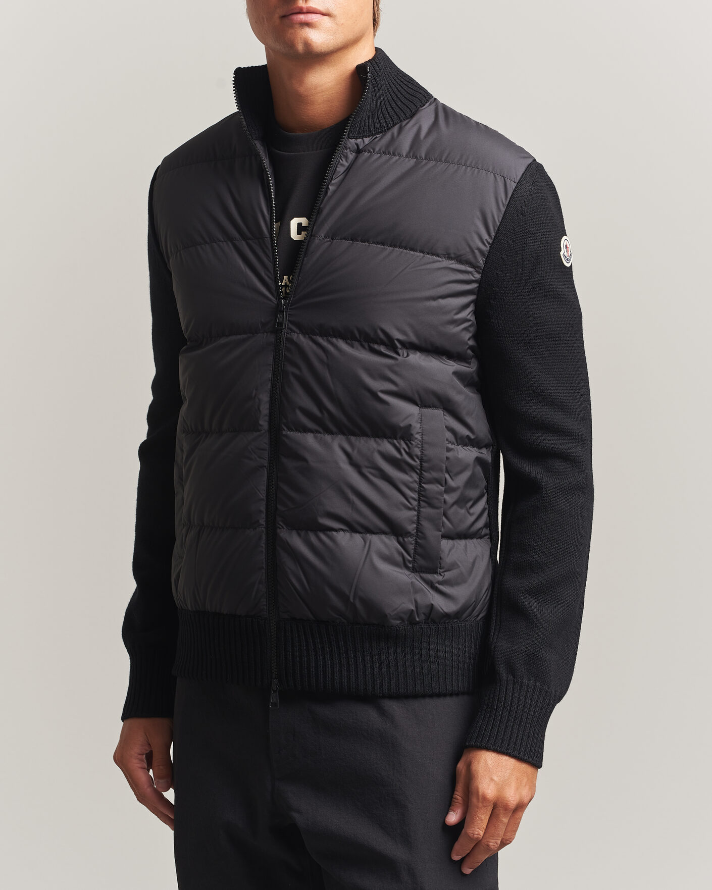 Homme | Manteaux Et Vestes | Moncler | Padded Hybrid Jacket Black