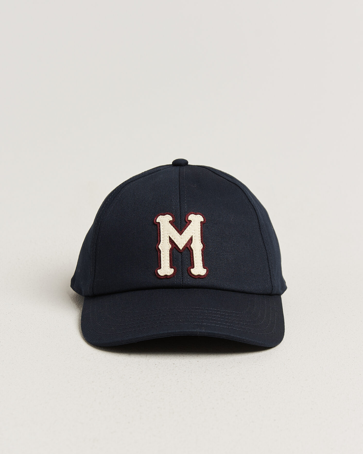 Homme | Bobs Et Casquettes | Moncler | College Logo Baseball Cap Navy