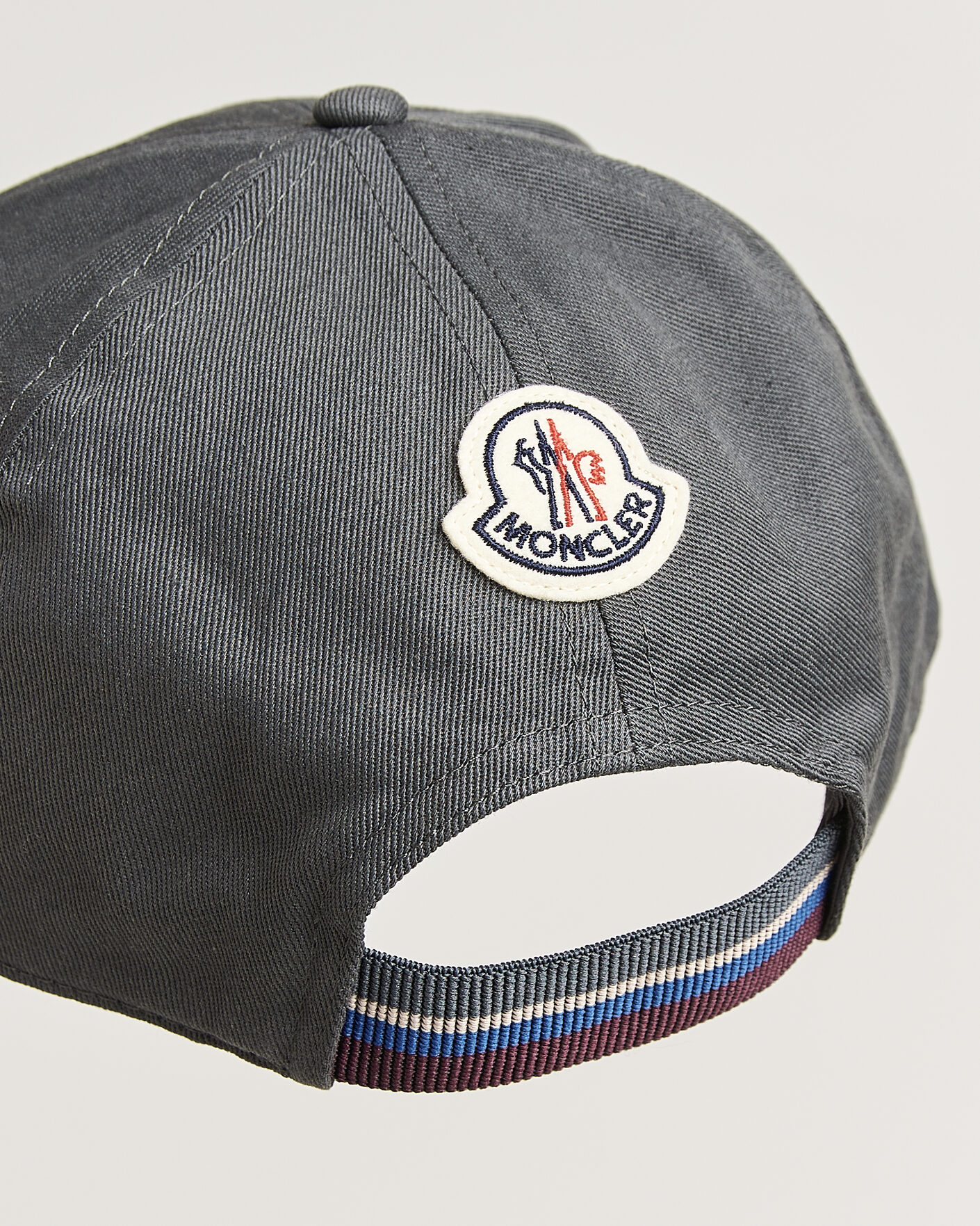 Homme | Bobs Et Casquettes | Moncler | College Logo Baseball Cap Grey
