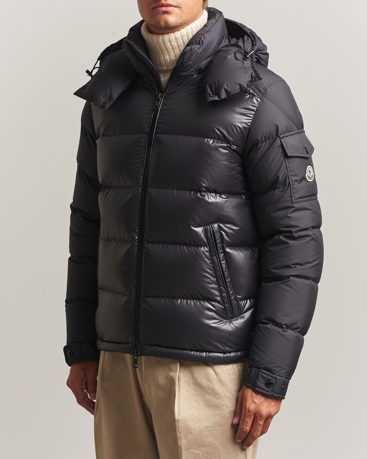 Homme | Manteaux Et Vestes | Moncler | Maya Bi-Material Jacket Black
