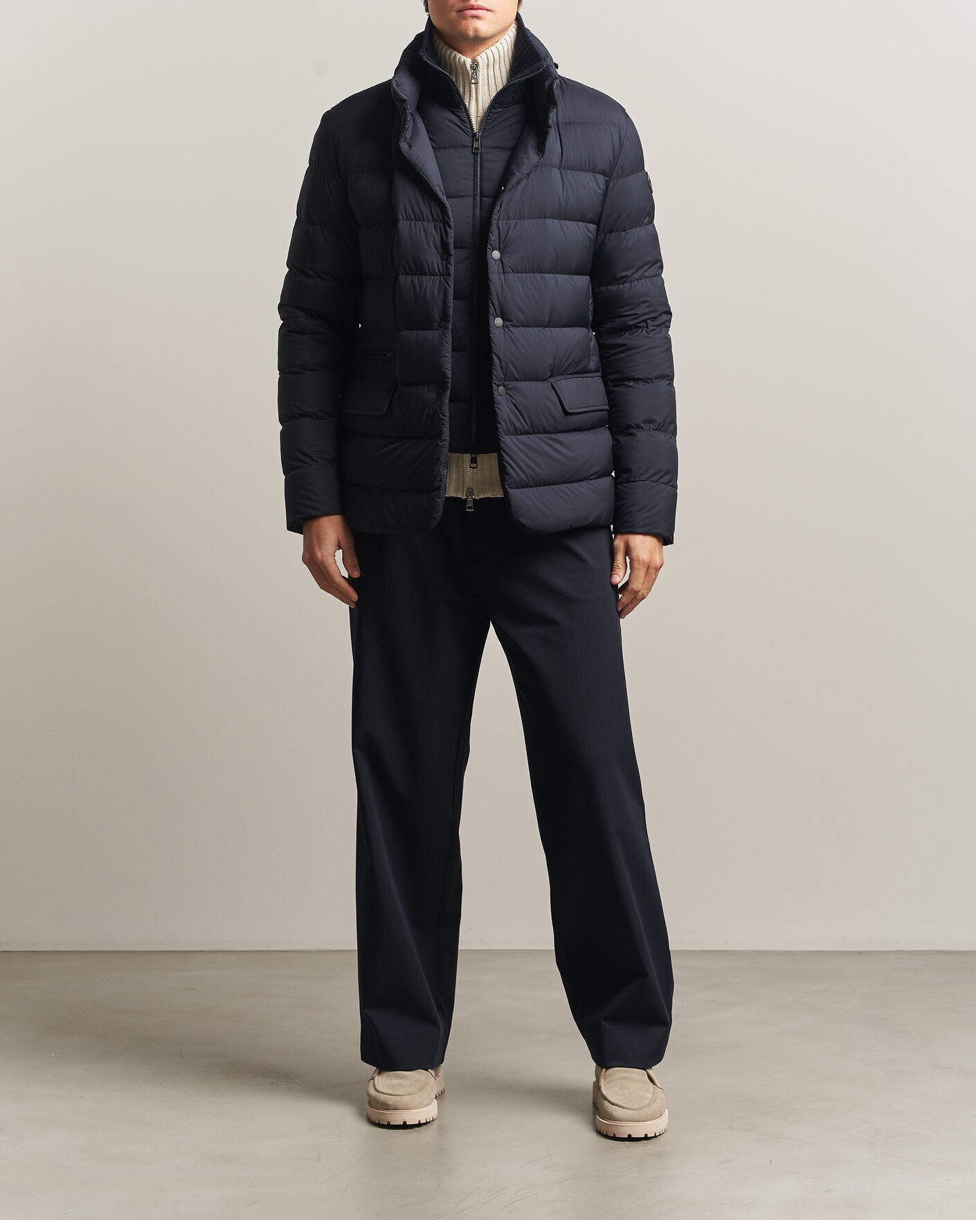 Homme | Manteaux Et Vestes | Moncler | Elarune Down Blazer Navy
