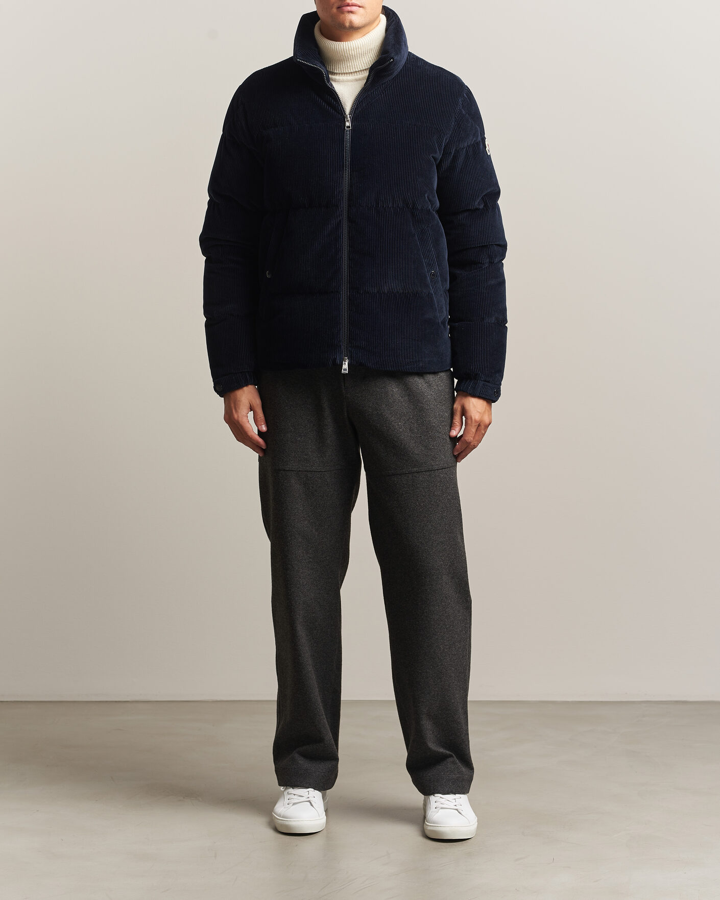 Homme | Manteaux Et Vestes | Moncler | Esparron Corduroy Jacket Navy