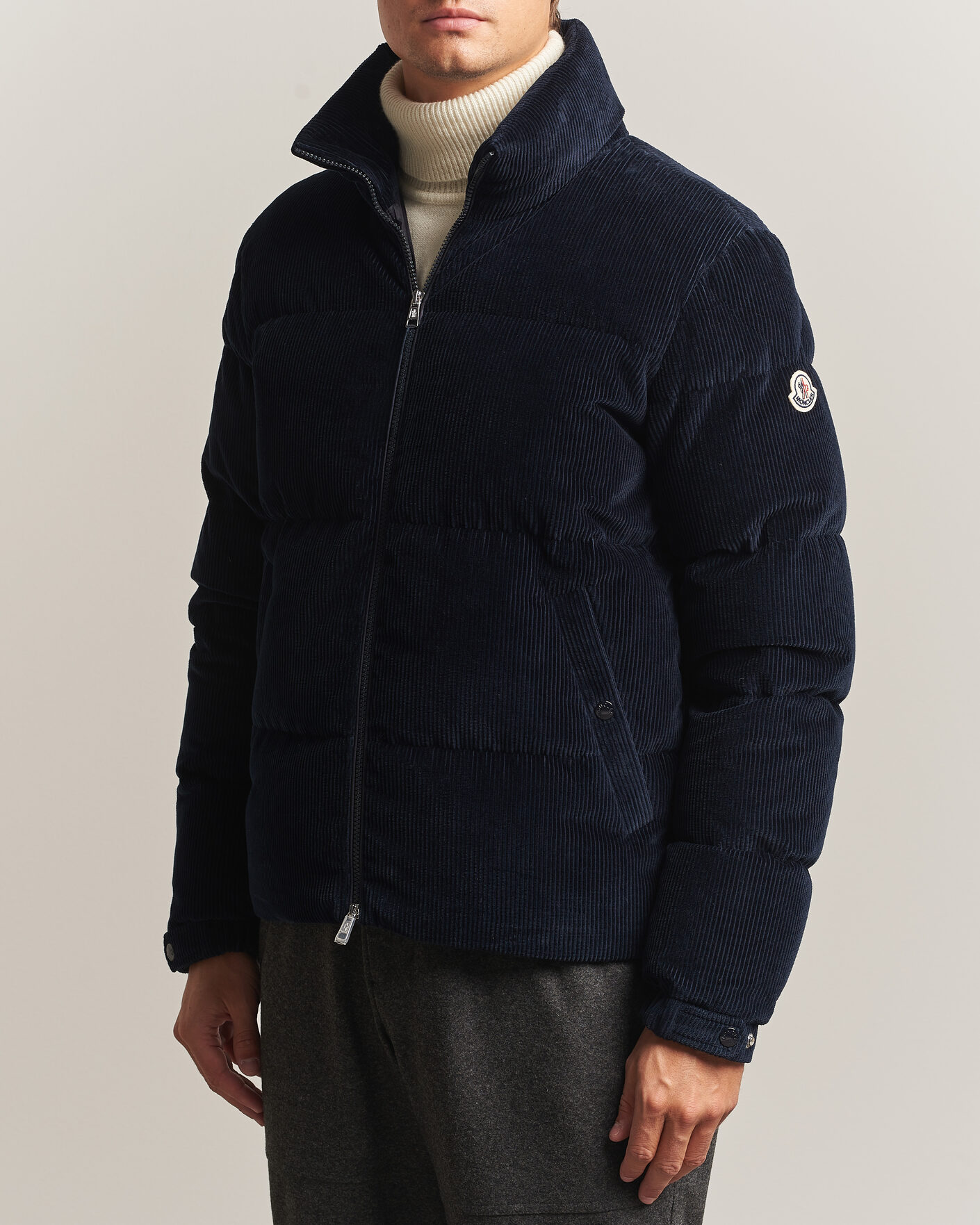 Homme | Manteaux Et Vestes | Moncler | Esparron Corduroy Jacket Navy
