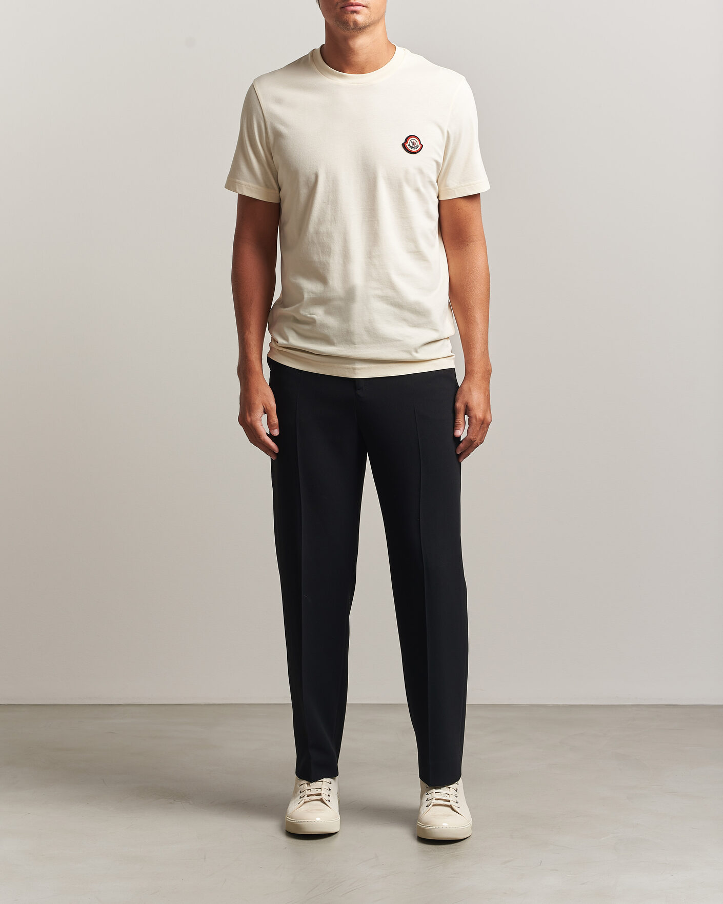 Homme | T-shirts | Moncler | Logo T-Shirt Off White