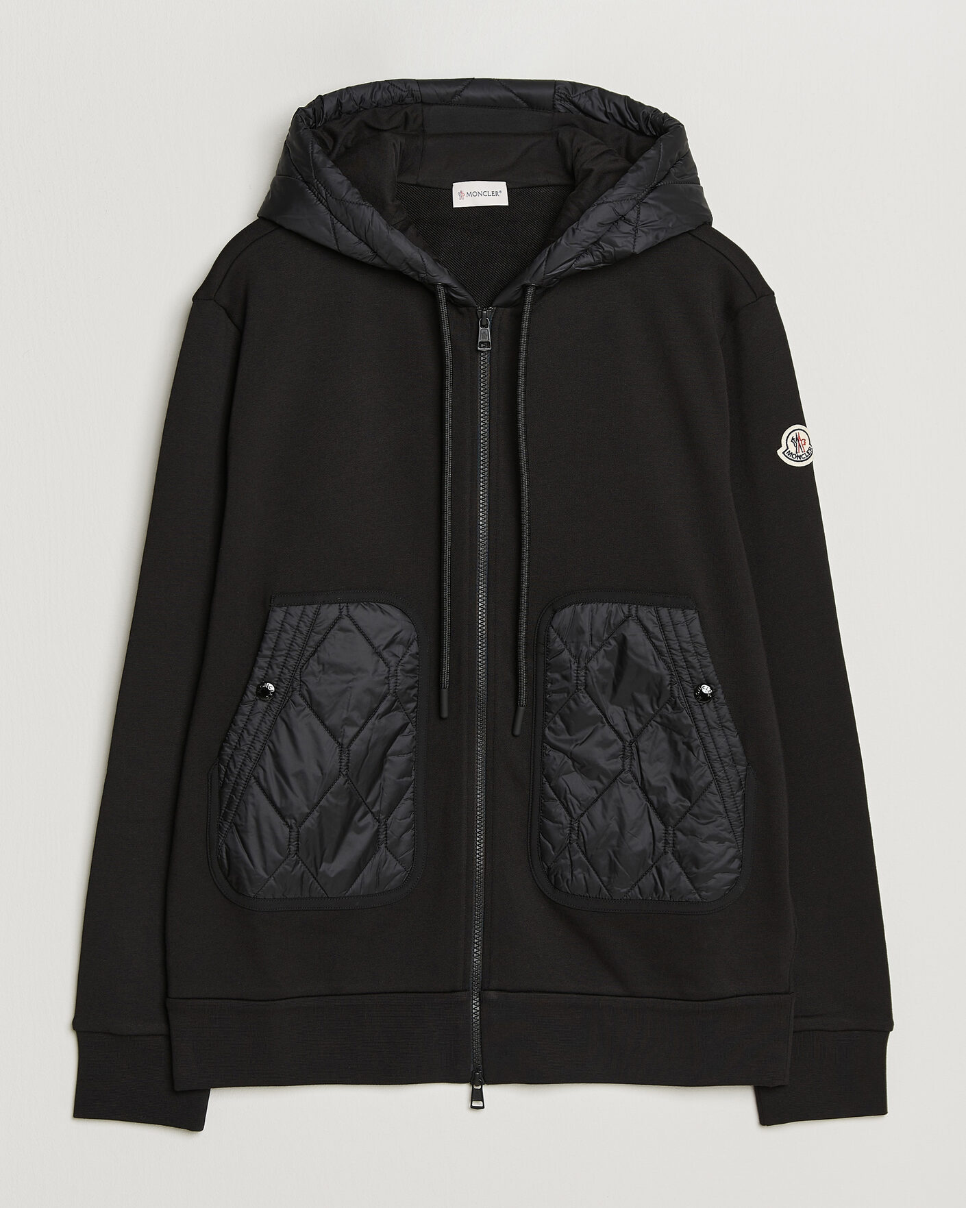 Homme | Pulls Et Tricots | Moncler | Full Zip Hoodie Black