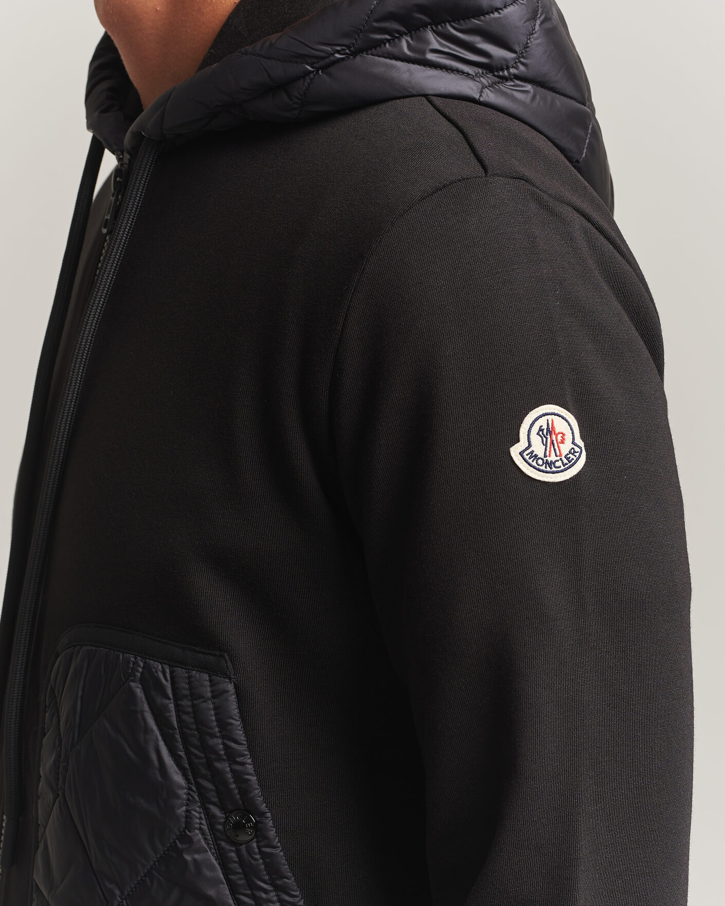 Homme | Pulls Et Tricots | Moncler | Full Zip Hoodie Black
