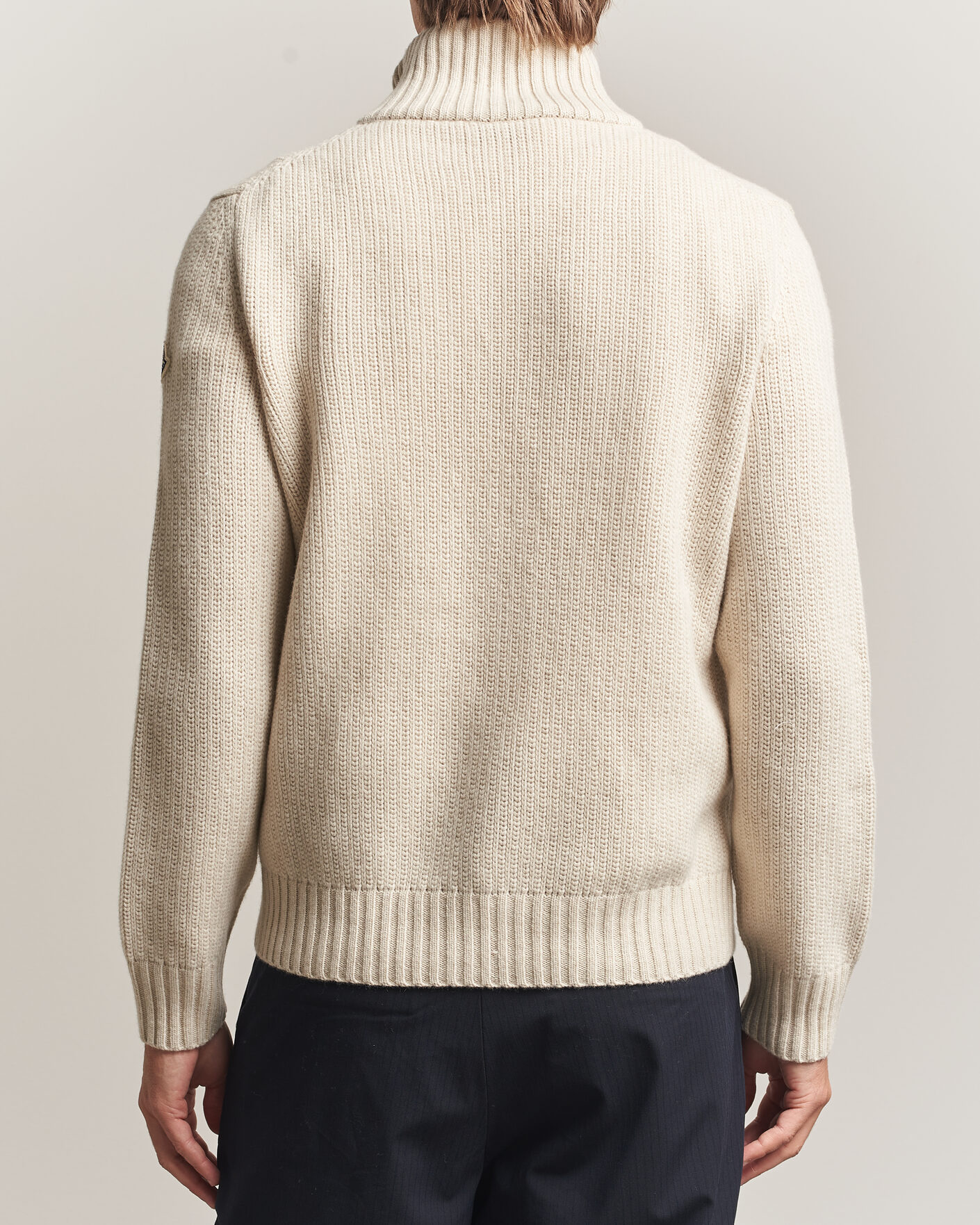 Homme | Pulls Et Tricots | Moncler | Full Zip Cardigan Light Beige