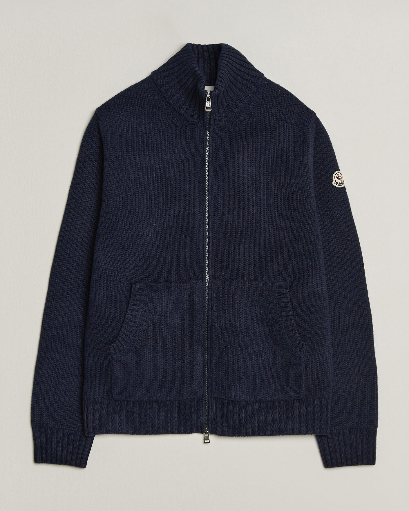 Homme | Pulls Et Tricots | Moncler | Full Zip Cardigan Navy