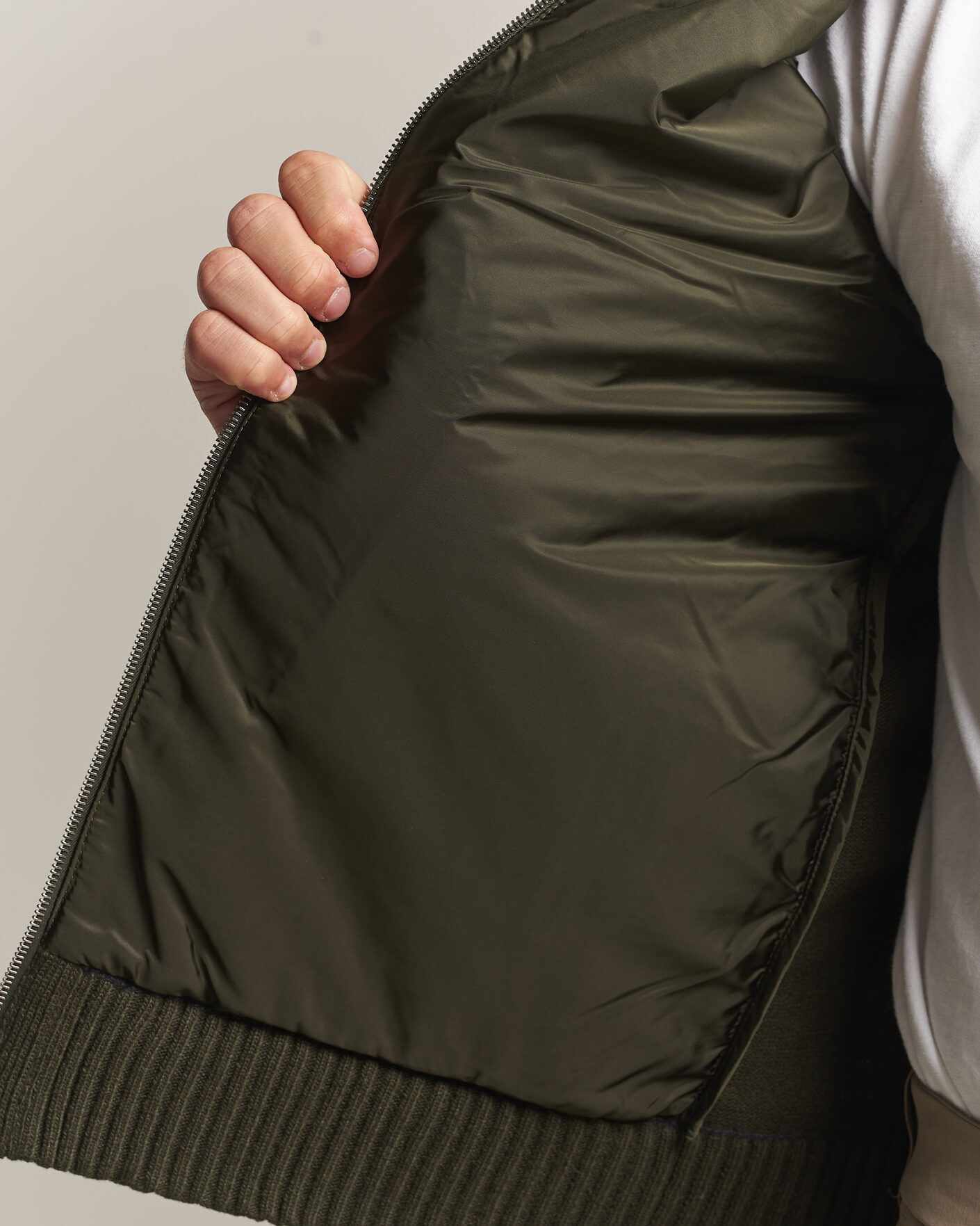 Homme | Manteaux Et Vestes | Moncler | Quilted Hybrid Jacket Dark Green