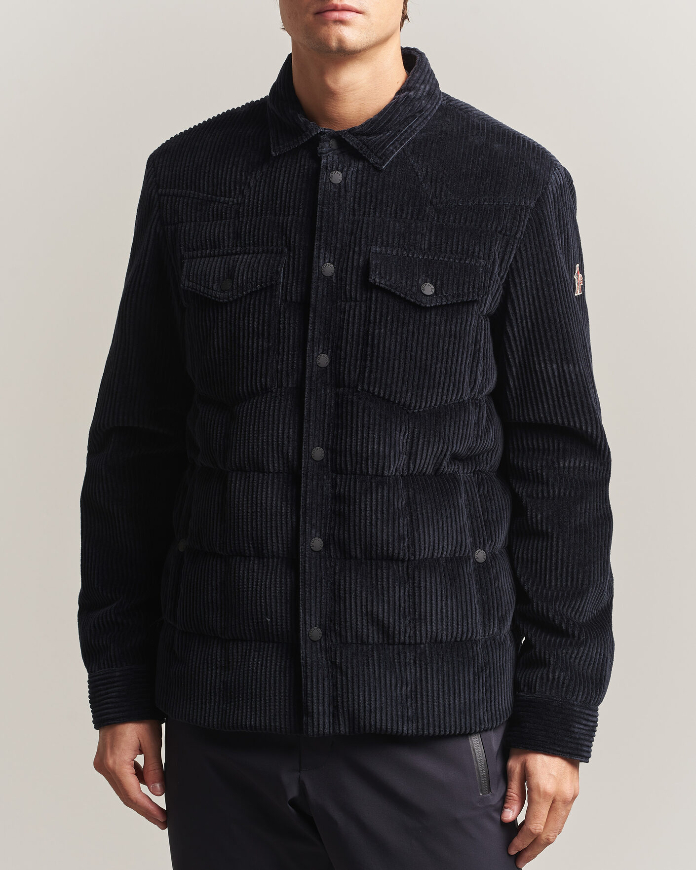 Homme | Manteaux Et Vestes | Moncler Grenoble | Gelt Corduroy Shirt Jacket Navy